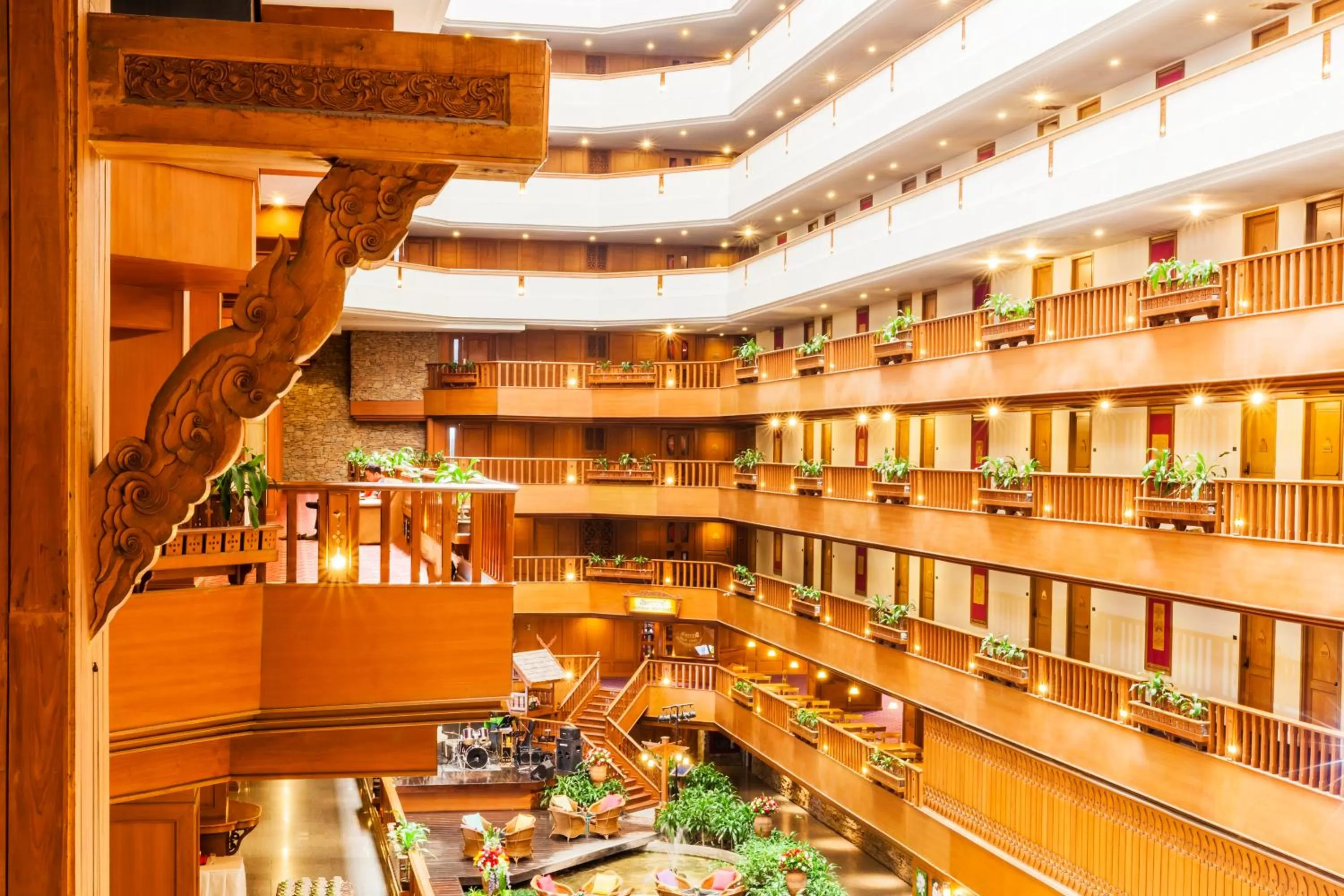 Decorative detail in Lotus Pang Suan Kaew Hotel