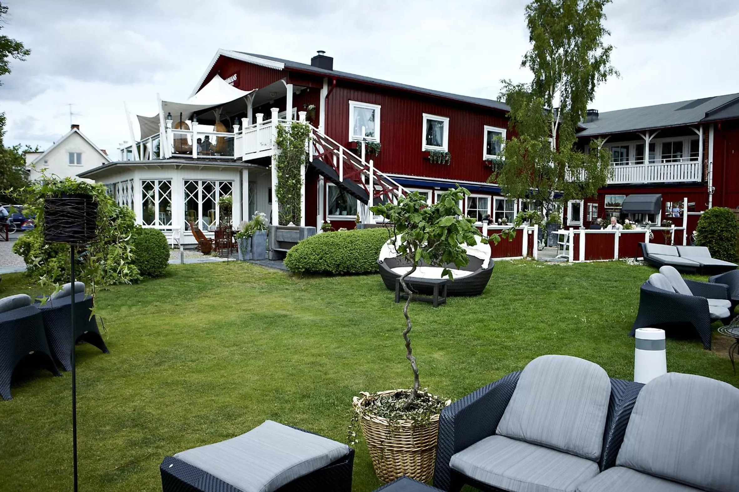 Facade/entrance in Bomans Hotell i Trosa