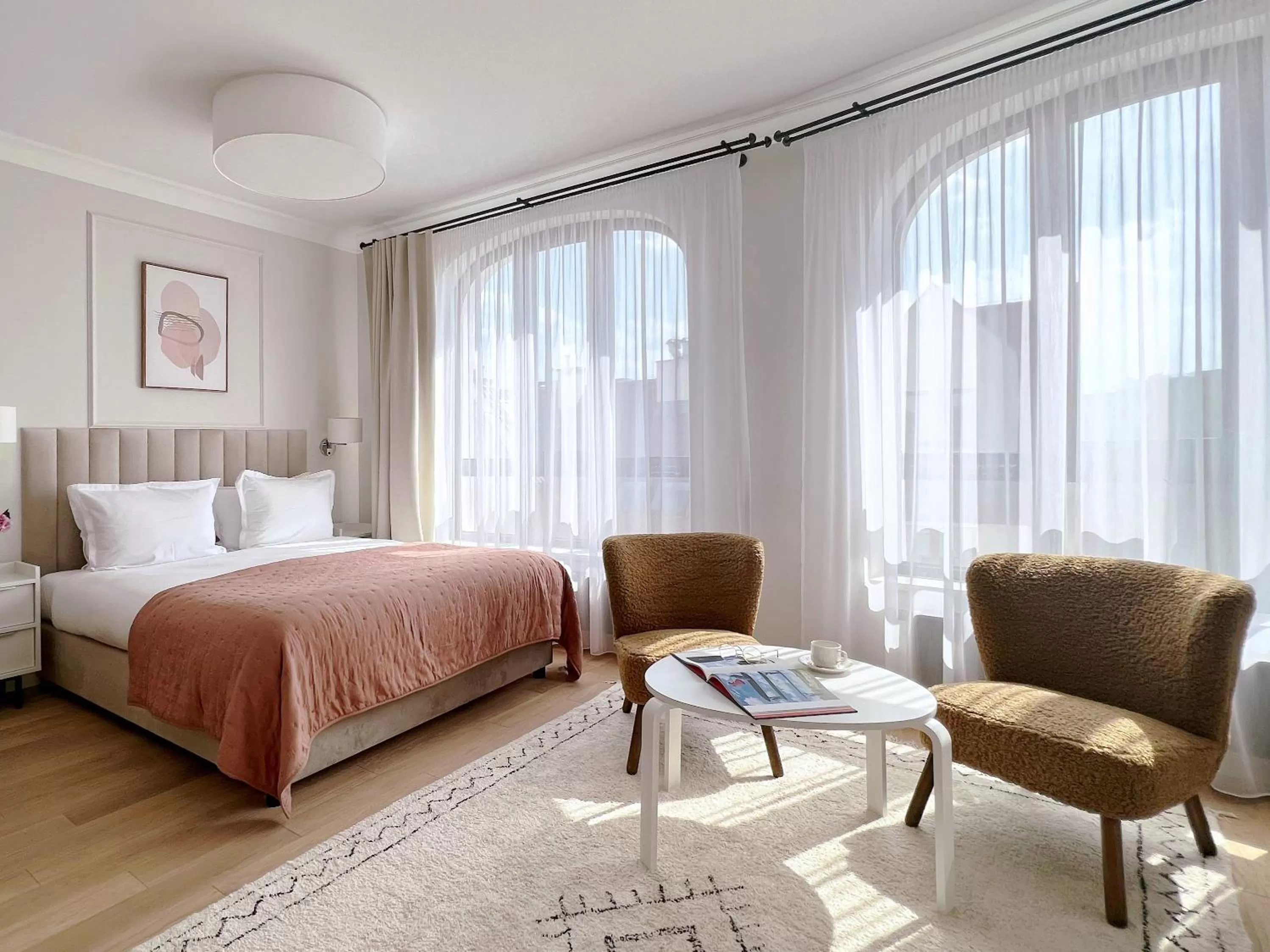 Bed in Kurkowa Apartments