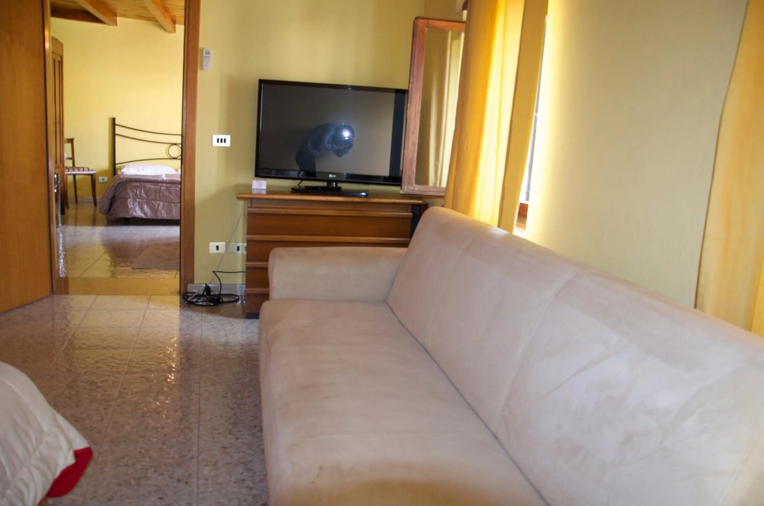 Seating area, Bed in Locanda Al Centrale