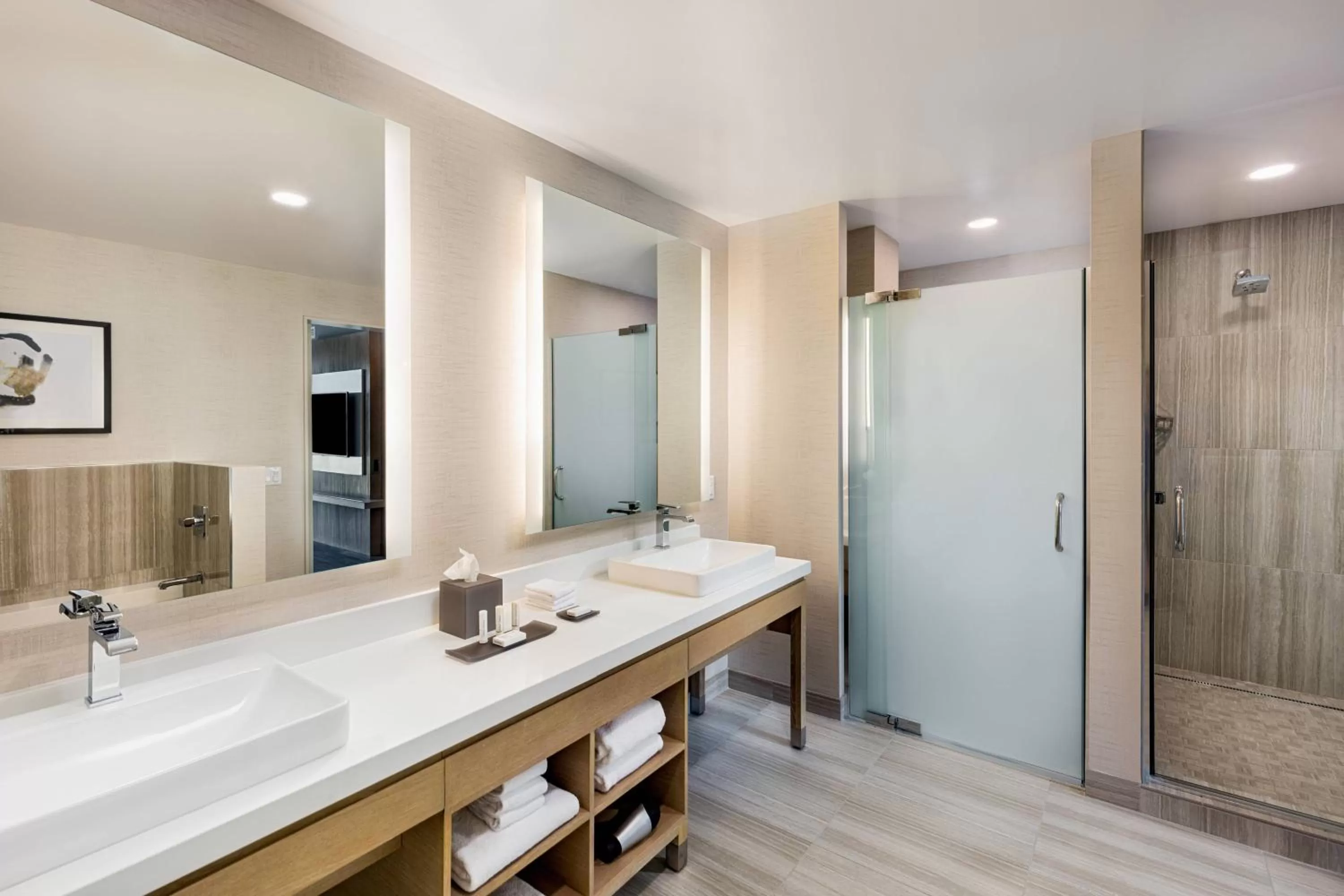 Bathroom in Courtyard by Marriott Los Angeles Monterey Park