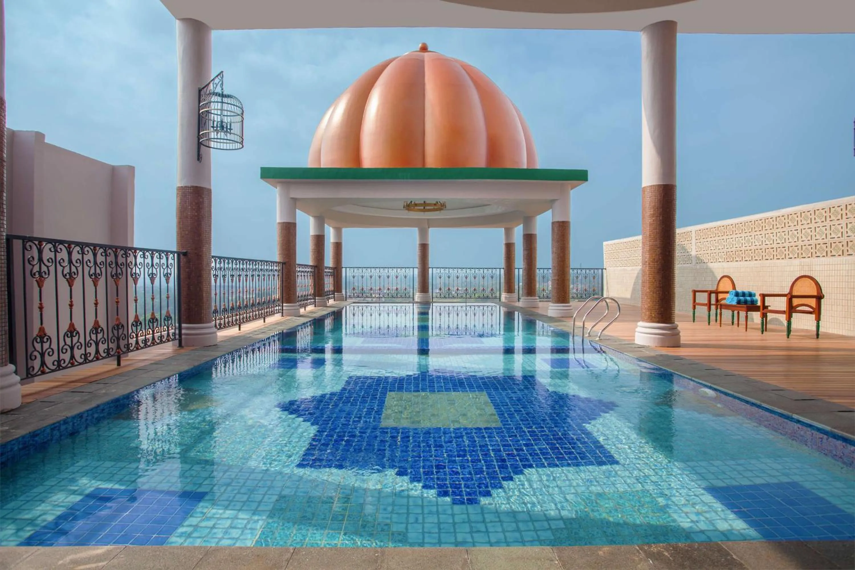 Pool view in Alhambra Hotel & Convention, BW Signature Collection