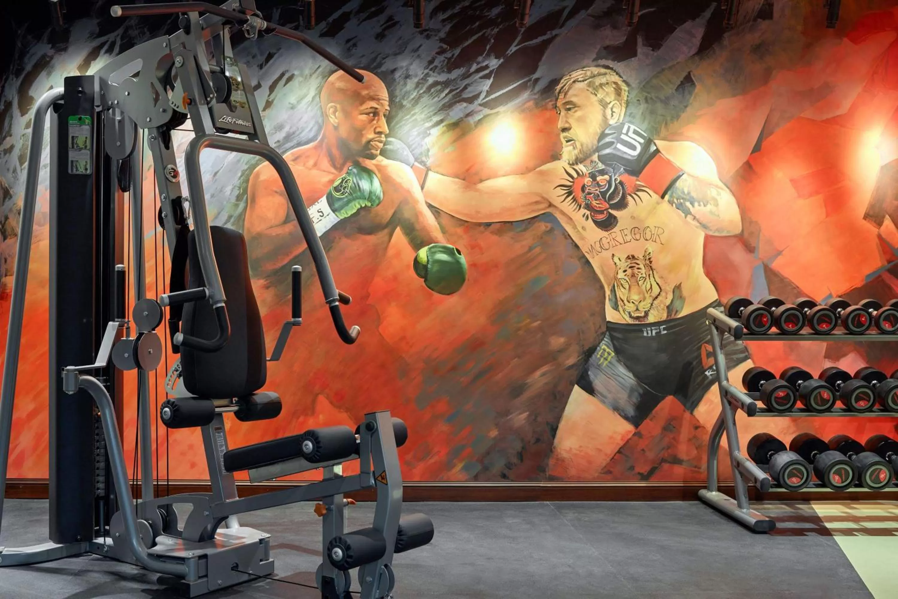 Fitness centre/facilities in Peridot Grand Luxury Boutique Hotel