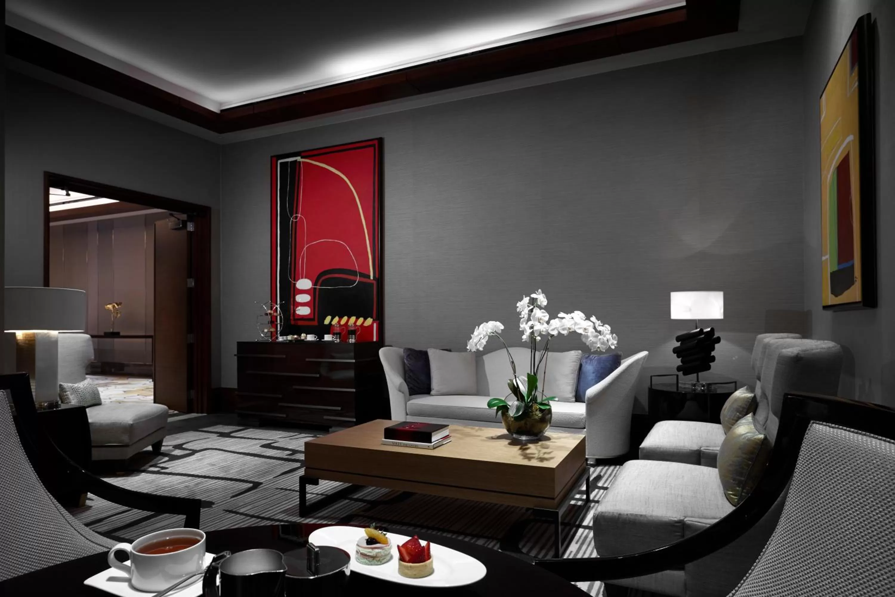 Living room in Solaire Resort Entertainment City