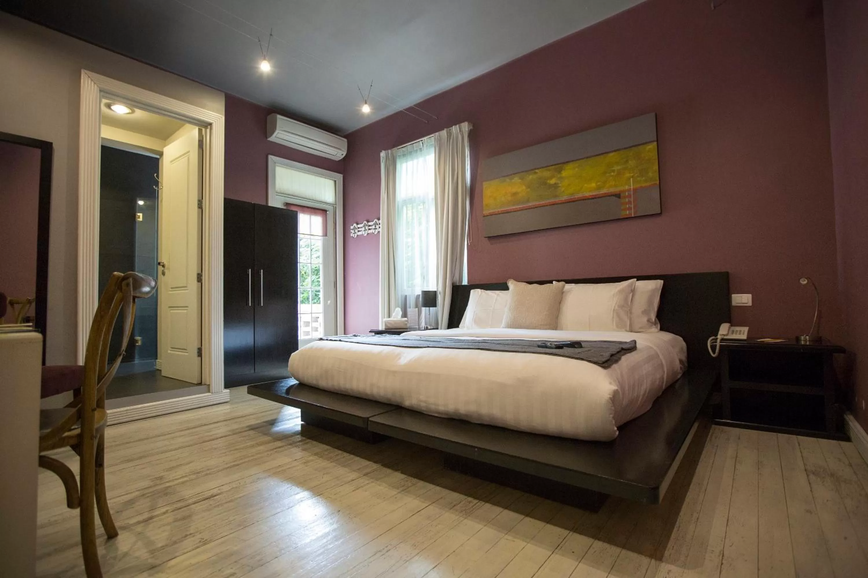 Bed in Hotel Villa Condesa