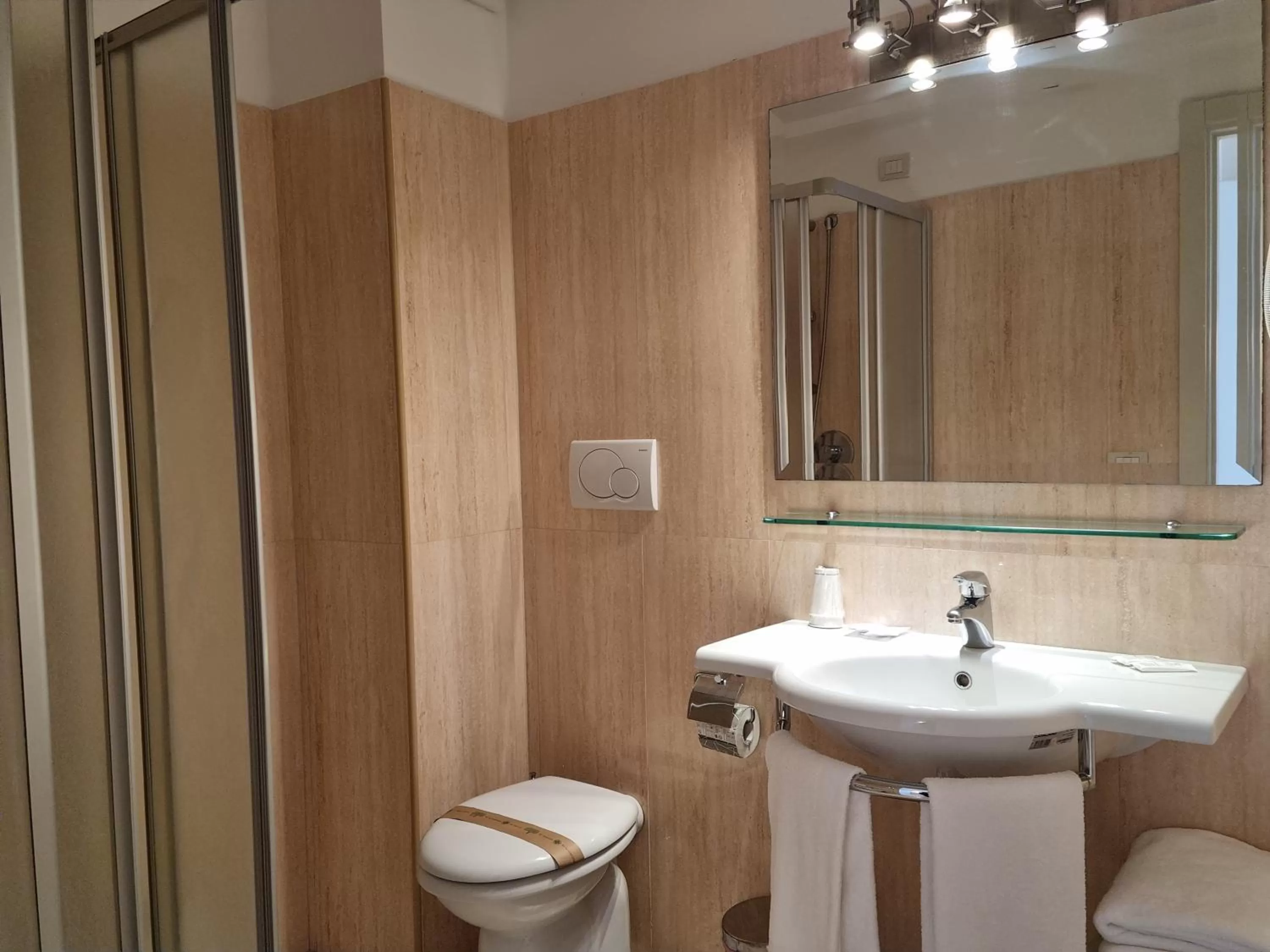 Toilet in Hotel Virgilio