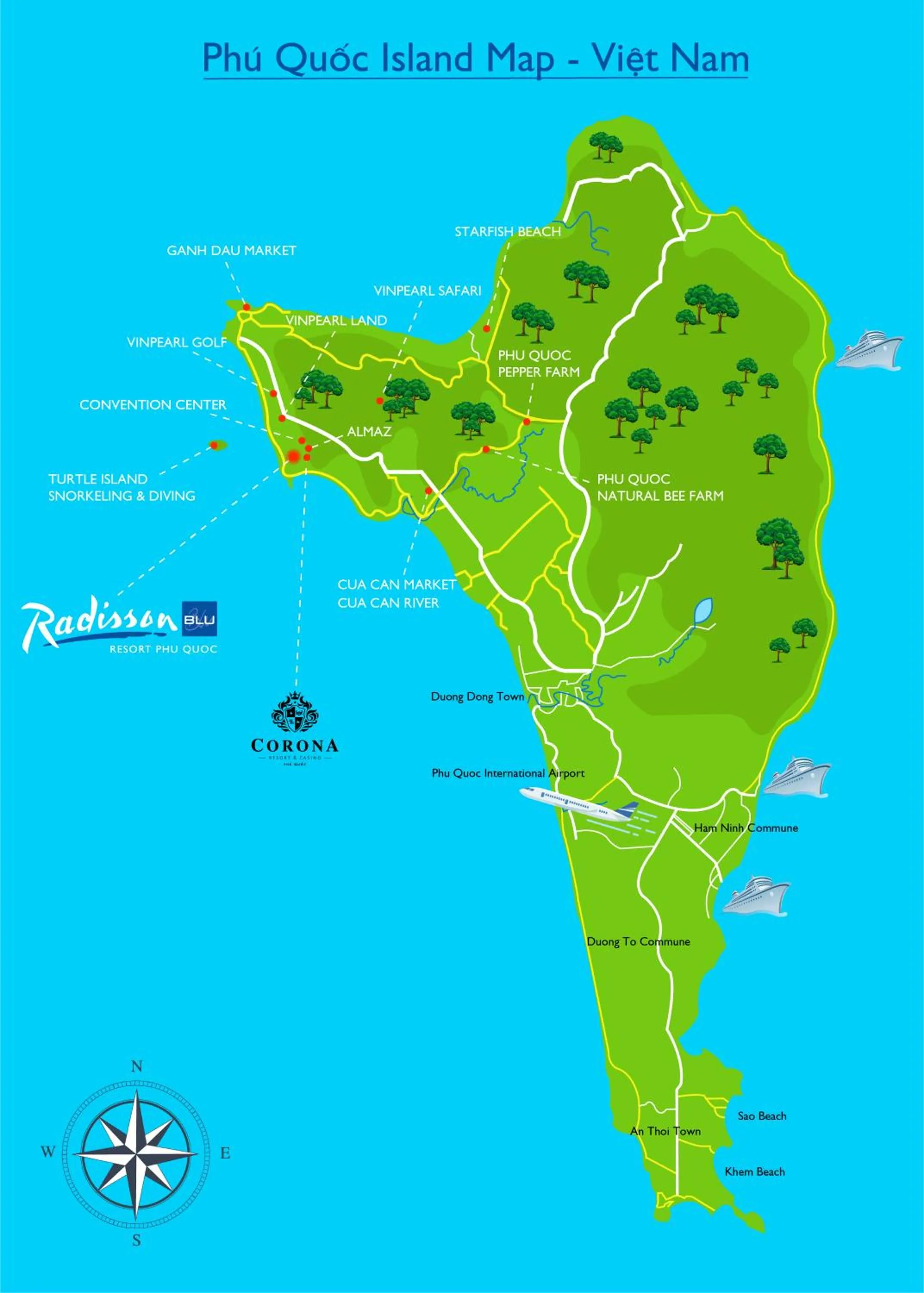 Nearby landmark in Radisson Blu Resort Phu Quoc