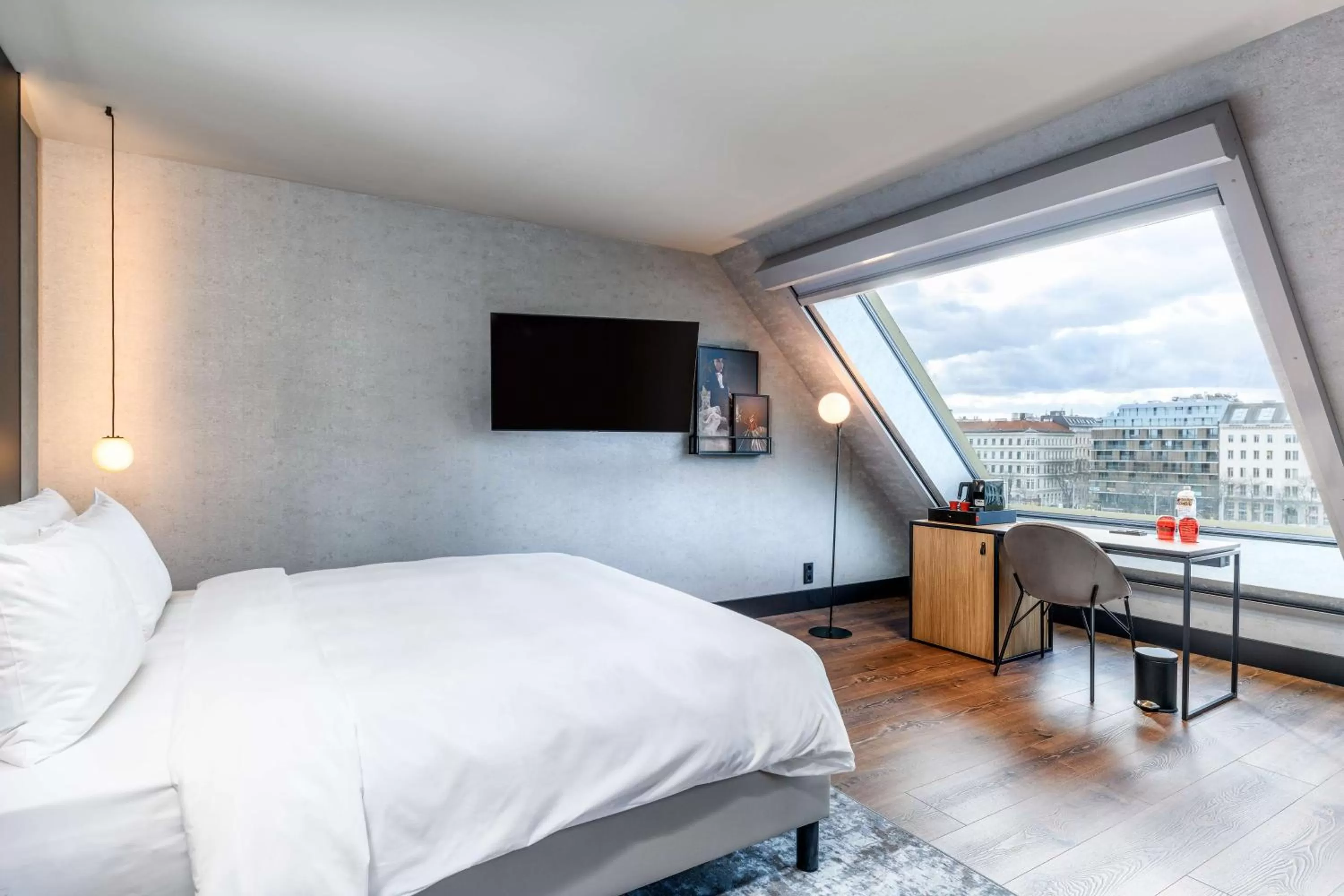 Photo of the whole room, Bed in Radisson RED Hotel, Vienna