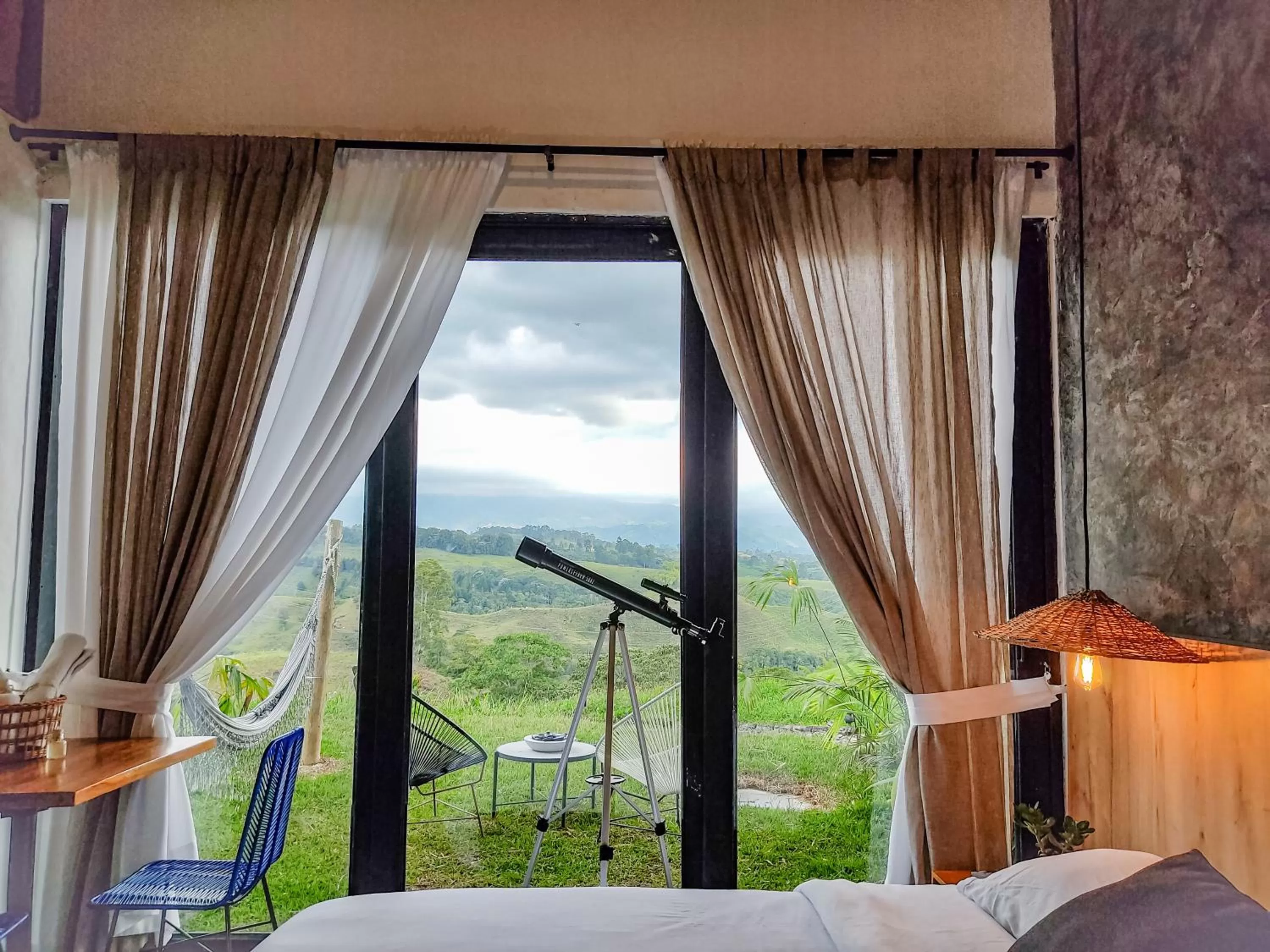 Garden view in Ecohotel Monte Tierra Habitaciones y Glamping