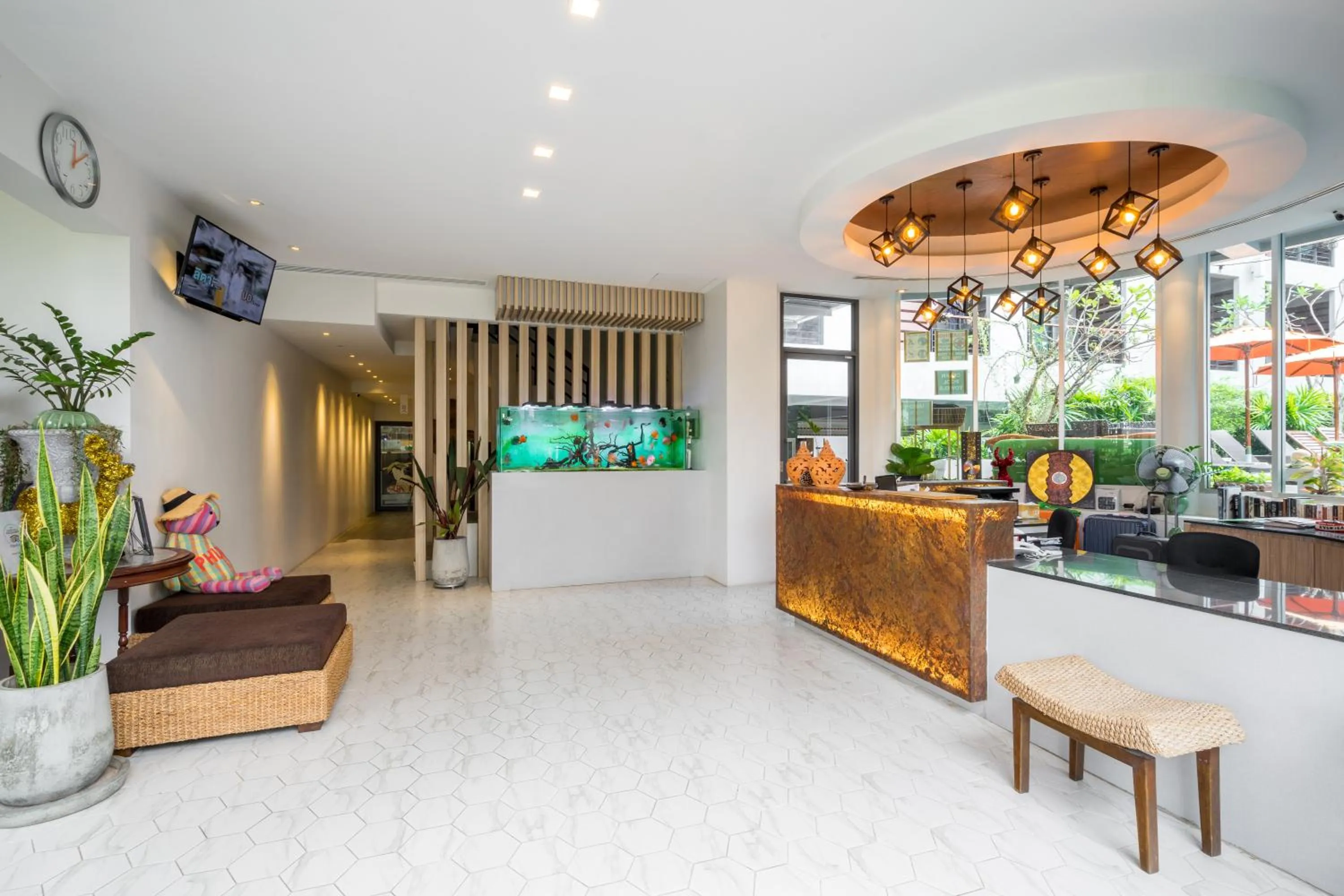 Lobby or reception in Baan Suwantawe