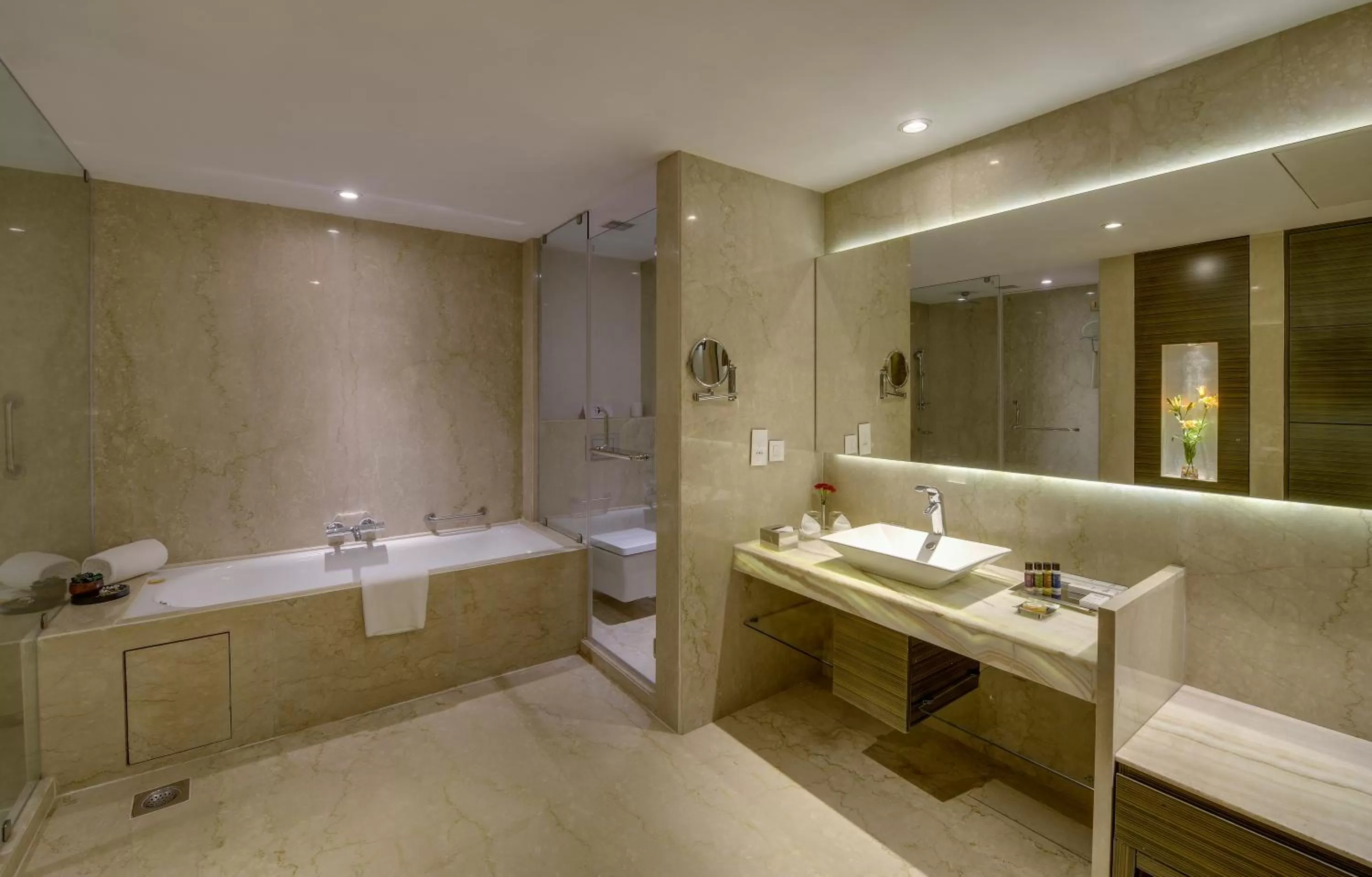 Bathroom in Pride Plaza Hotel, Kolkata