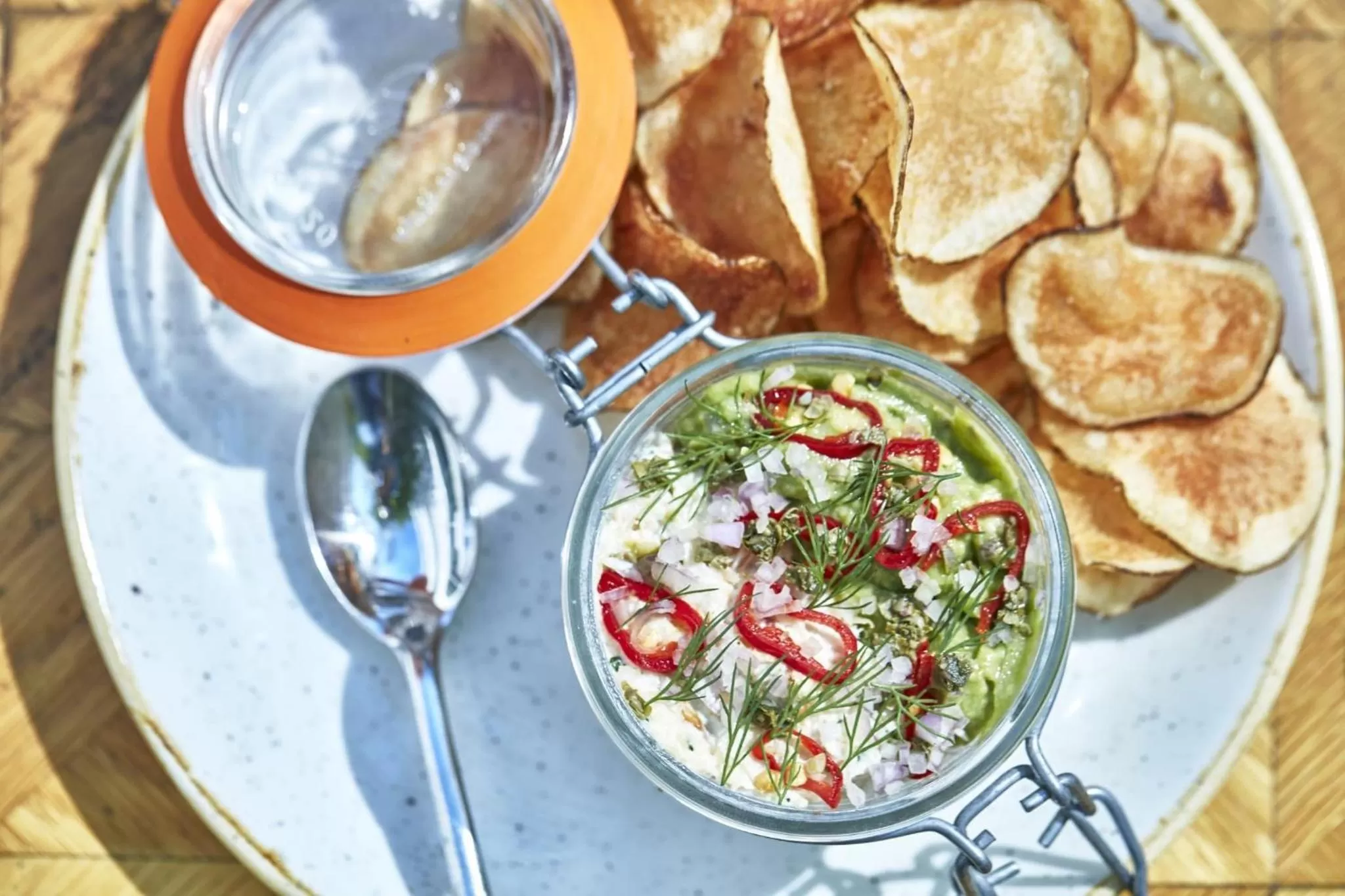 Food close-up in Avalon Hotel Beverly Hills, a Member of Design Hotels