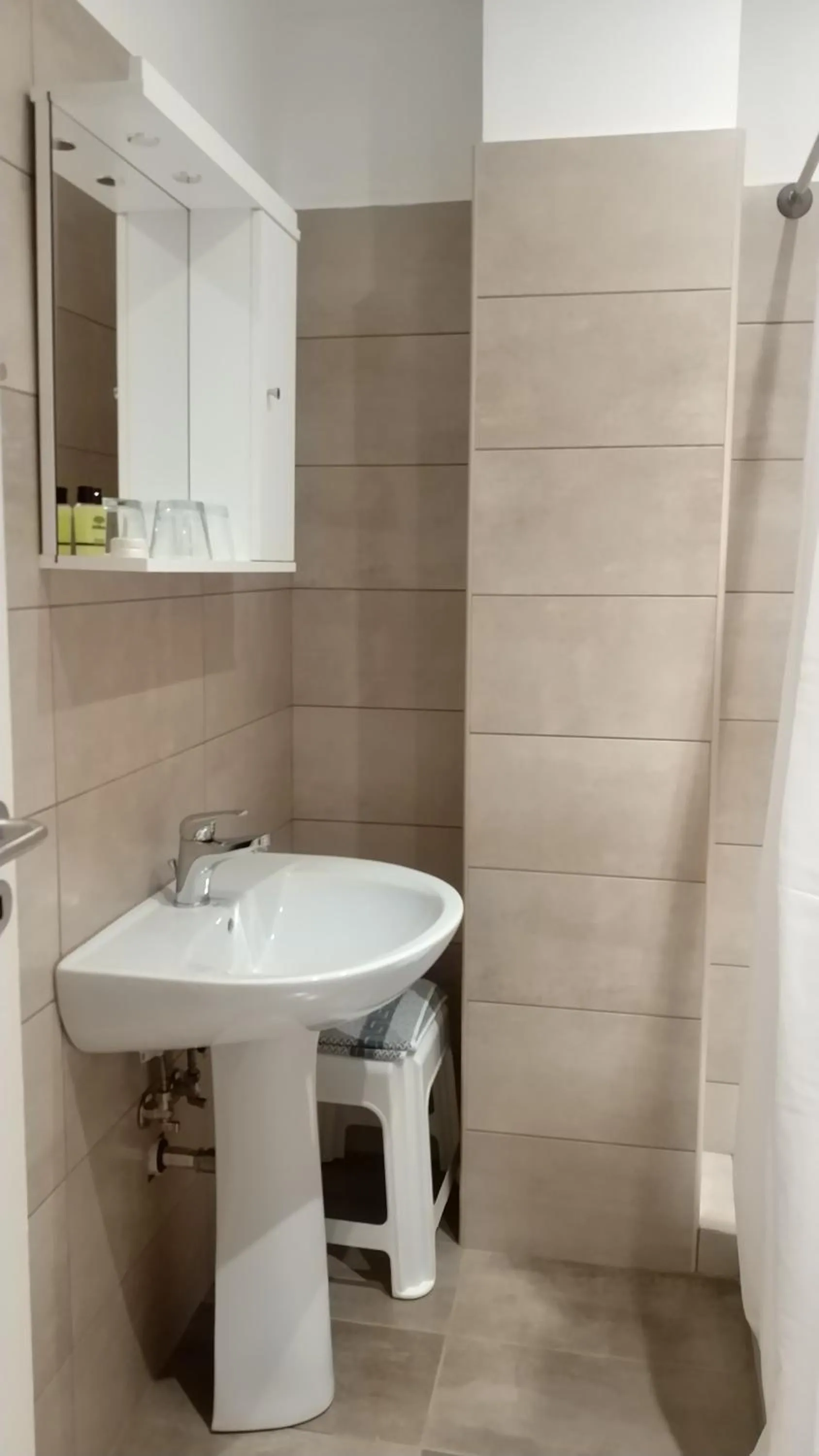 Shower in Ambrosia Suites