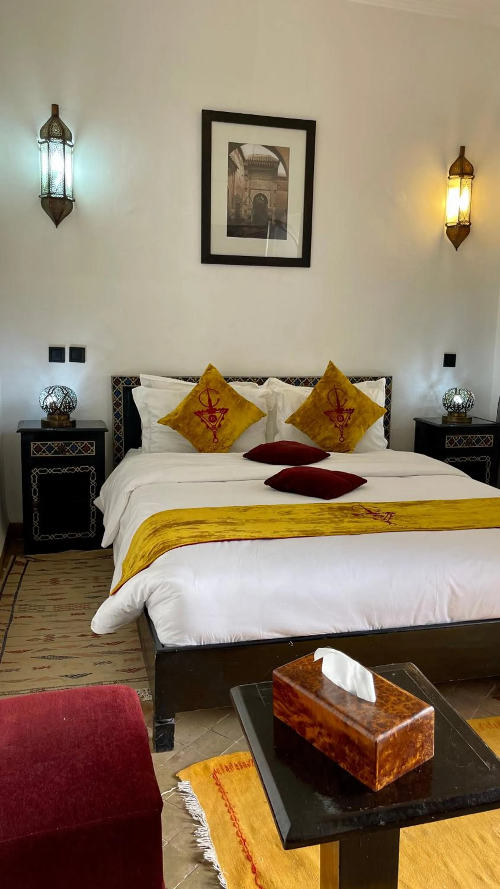 Bedroom in Riad Dar Foundouk and Spa