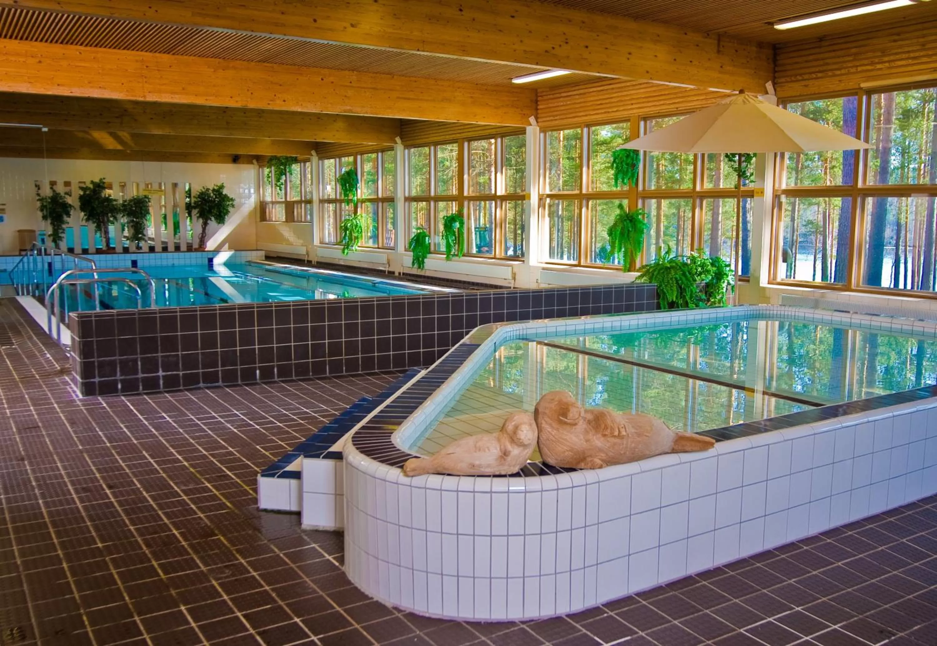 Swimming Pool in Saimaanranta Resort by Anttolanhovi