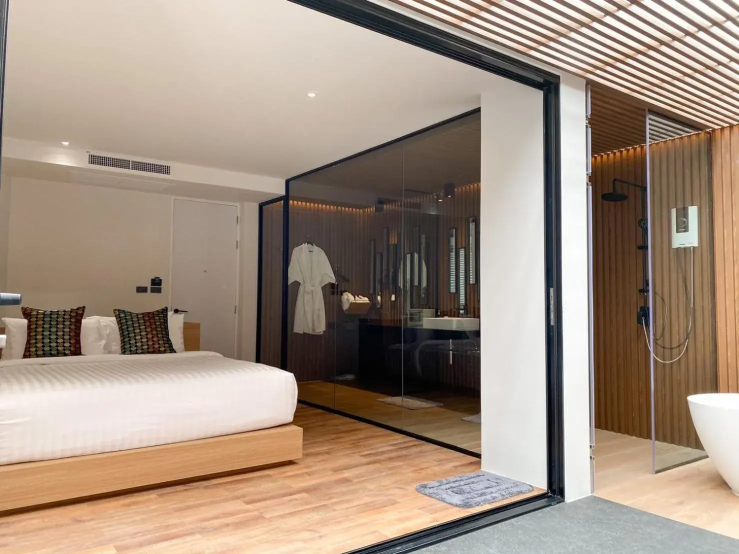 Double Room with Spa Bath in Nirundorn Resort Chaam Double Room with Spa Bath in Nirundorn Resort Chaam