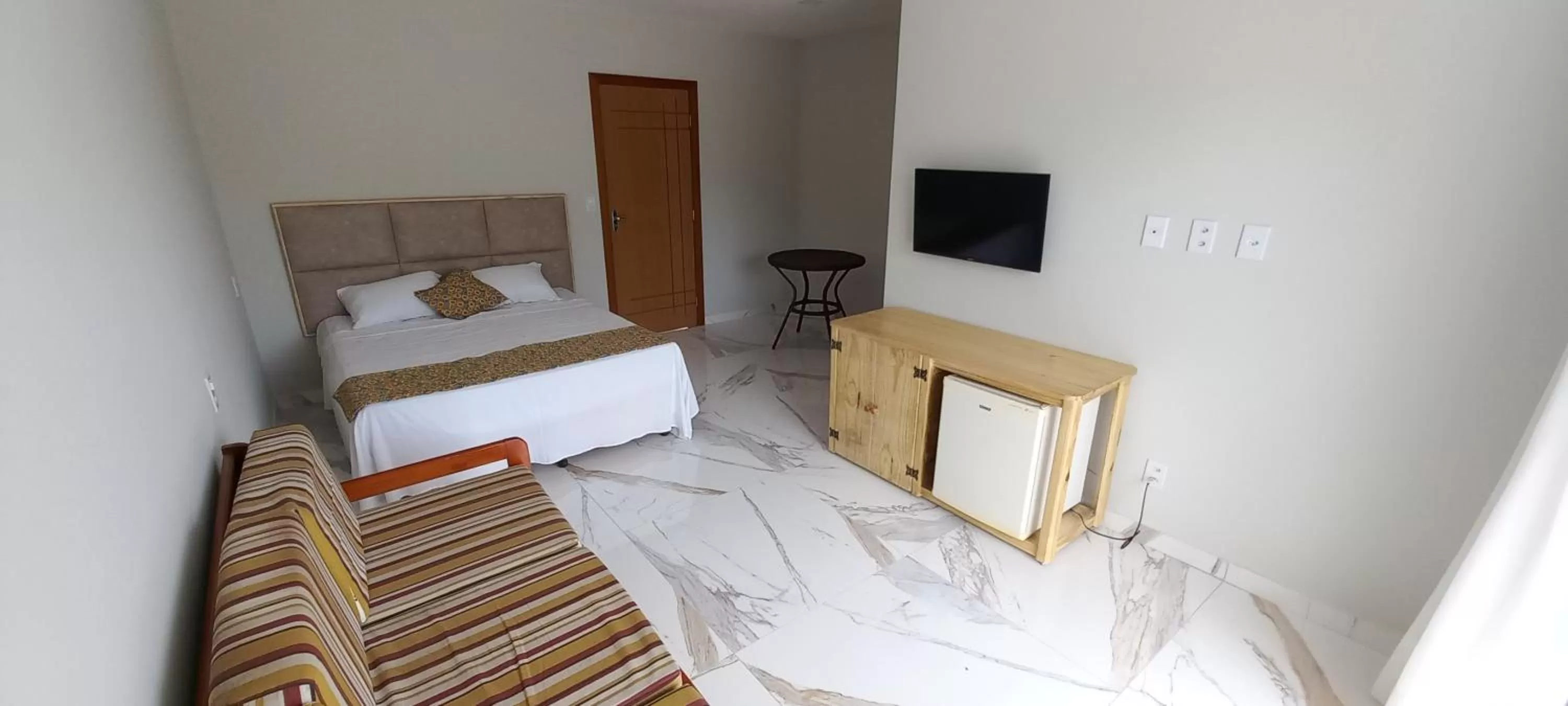 Bedroom, Bed in Pousada e Chale Porto Paraiso