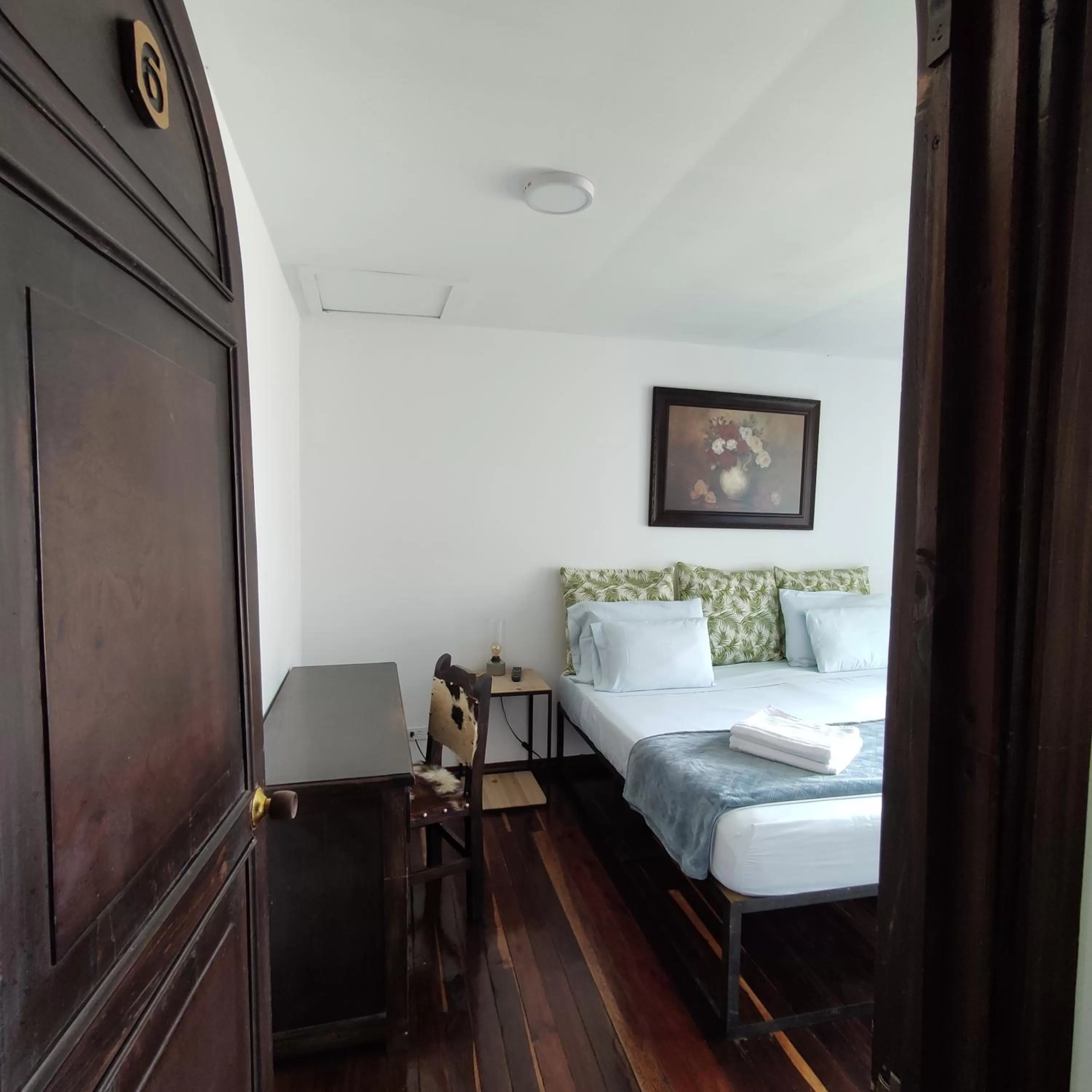 Bed, Seating Area in Hosteria De Mi Pueblo