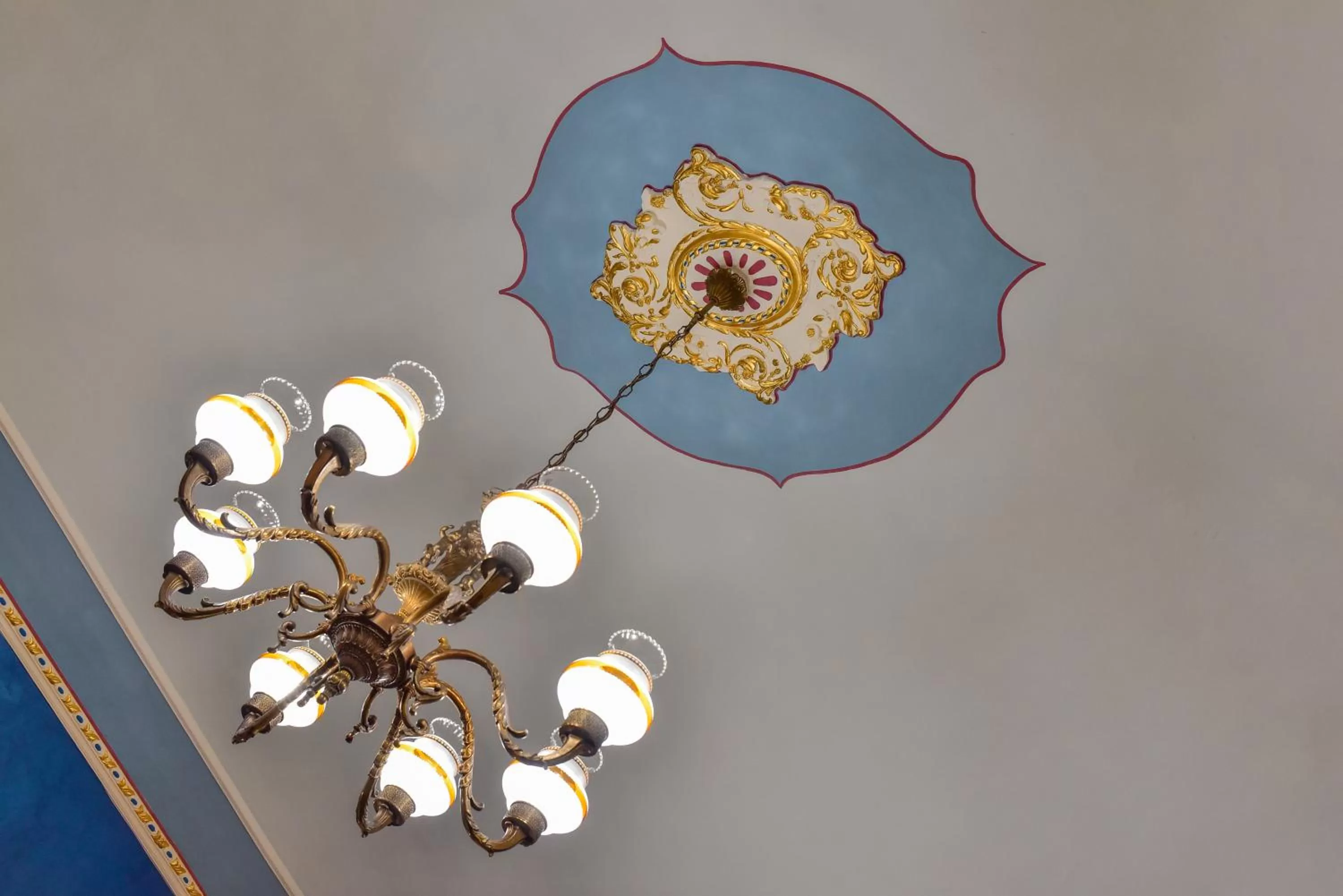 Decorative detail in Palazzo degli Affreschi