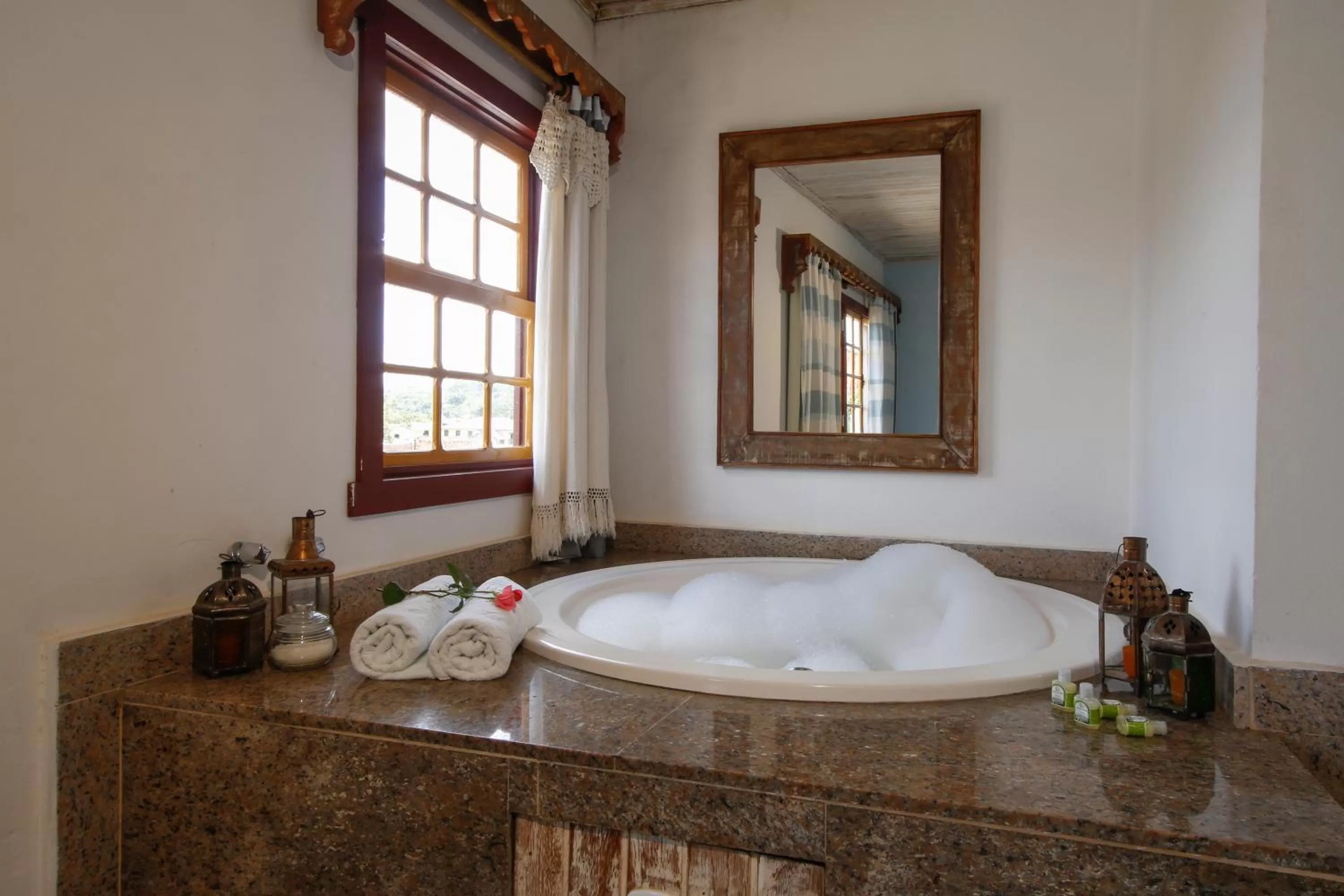 Decorative detail, Bathroom in Pousada Neuza Barbosa