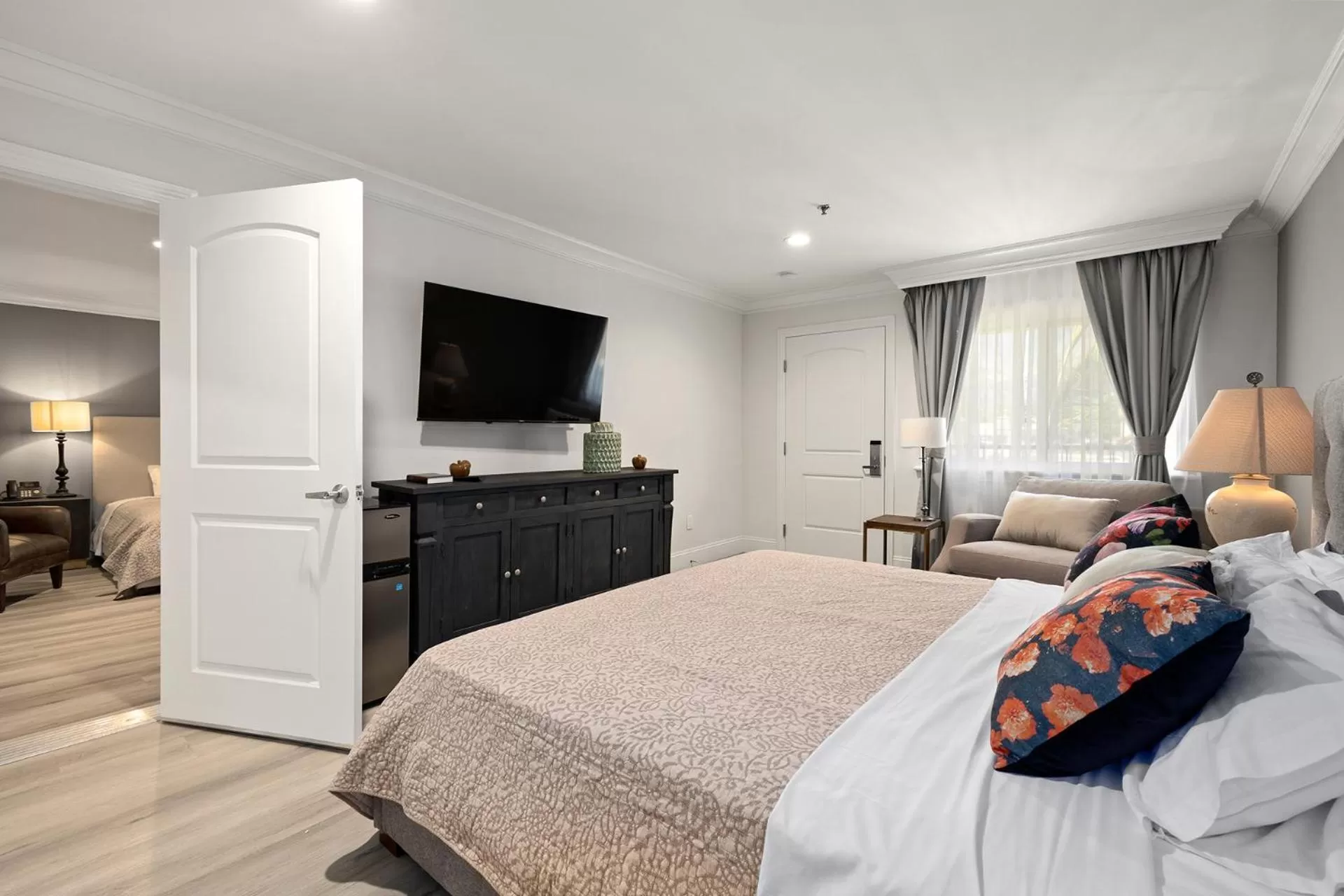 Bed in Hotel Huntington