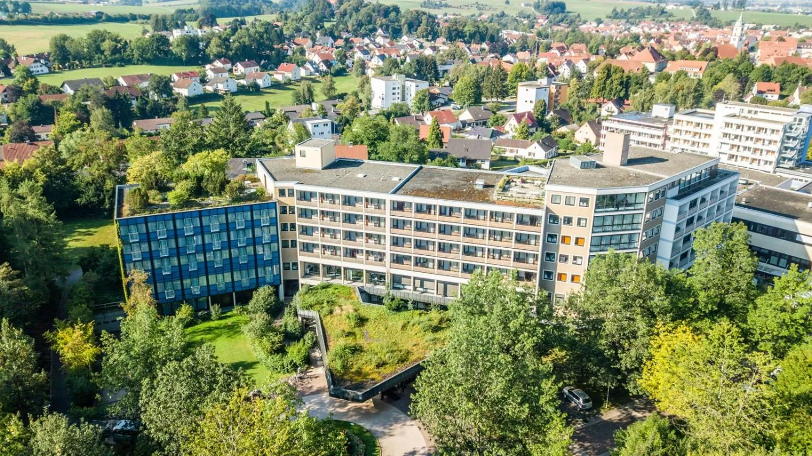 Property building, Bird's-eye View in feelMOOR - Gesundresort Bad Wurzach