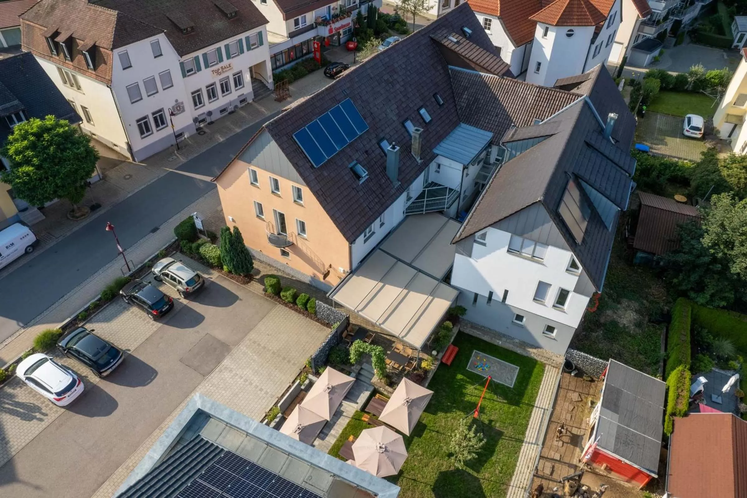 Property building, Bird's-eye View in Gasthof Hosbein