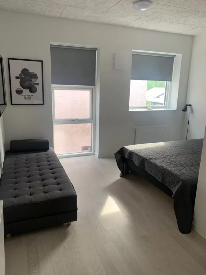 Living room, Bed in Just-Sleep