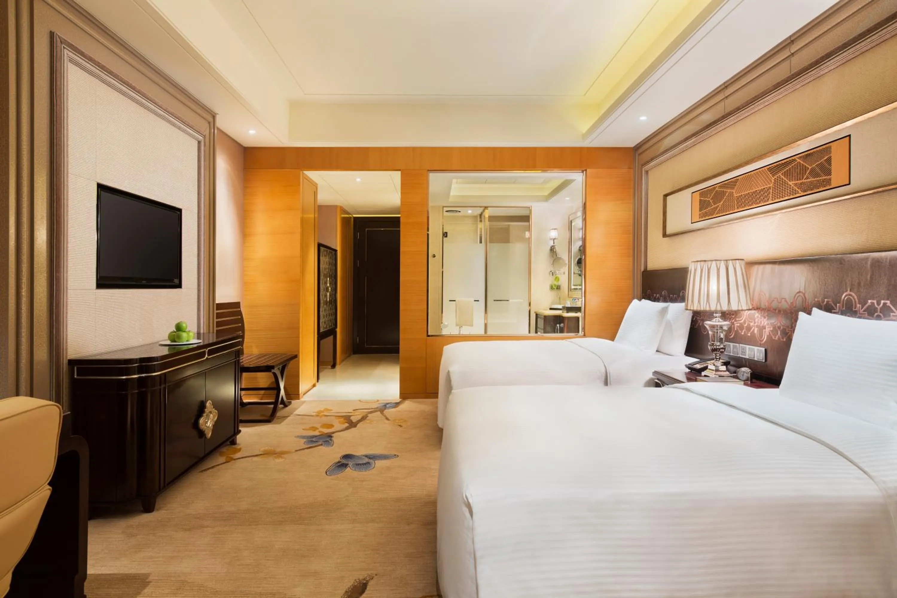 Photo of the whole room, Bed in Wanda Realm Harbin Hotel