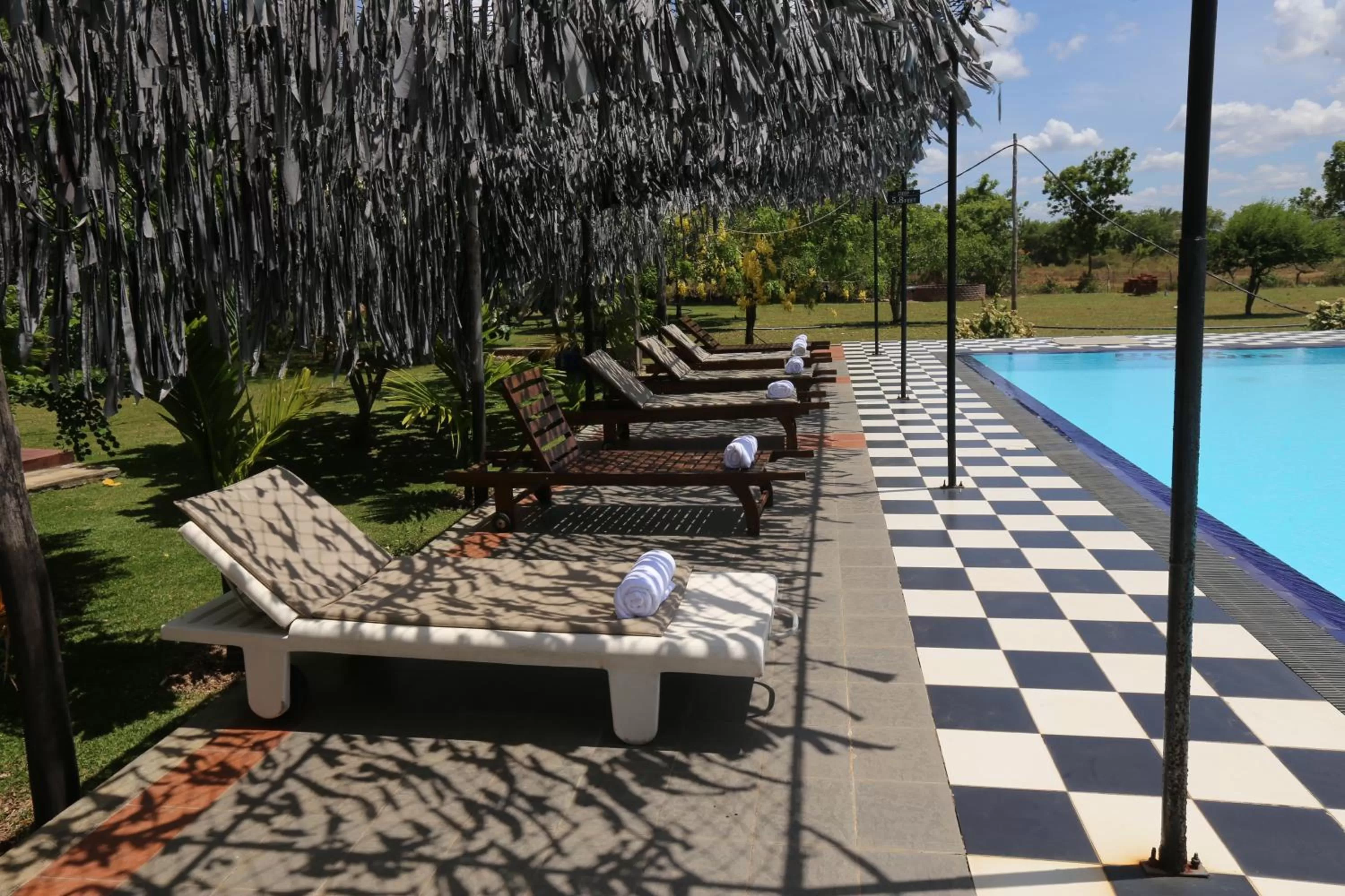 Pool view in Eco Hotel Black & White - Anuradhapura