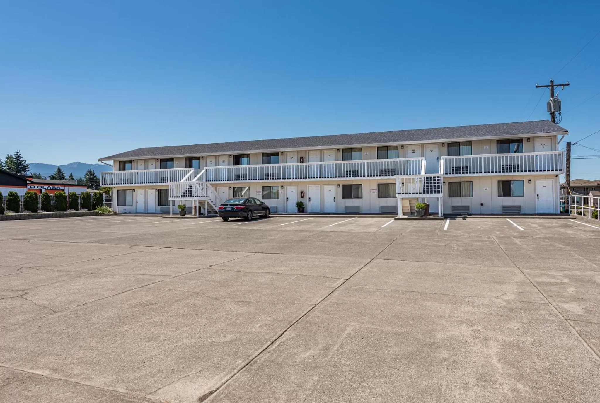 Property building in Sundowner Motel Sequim