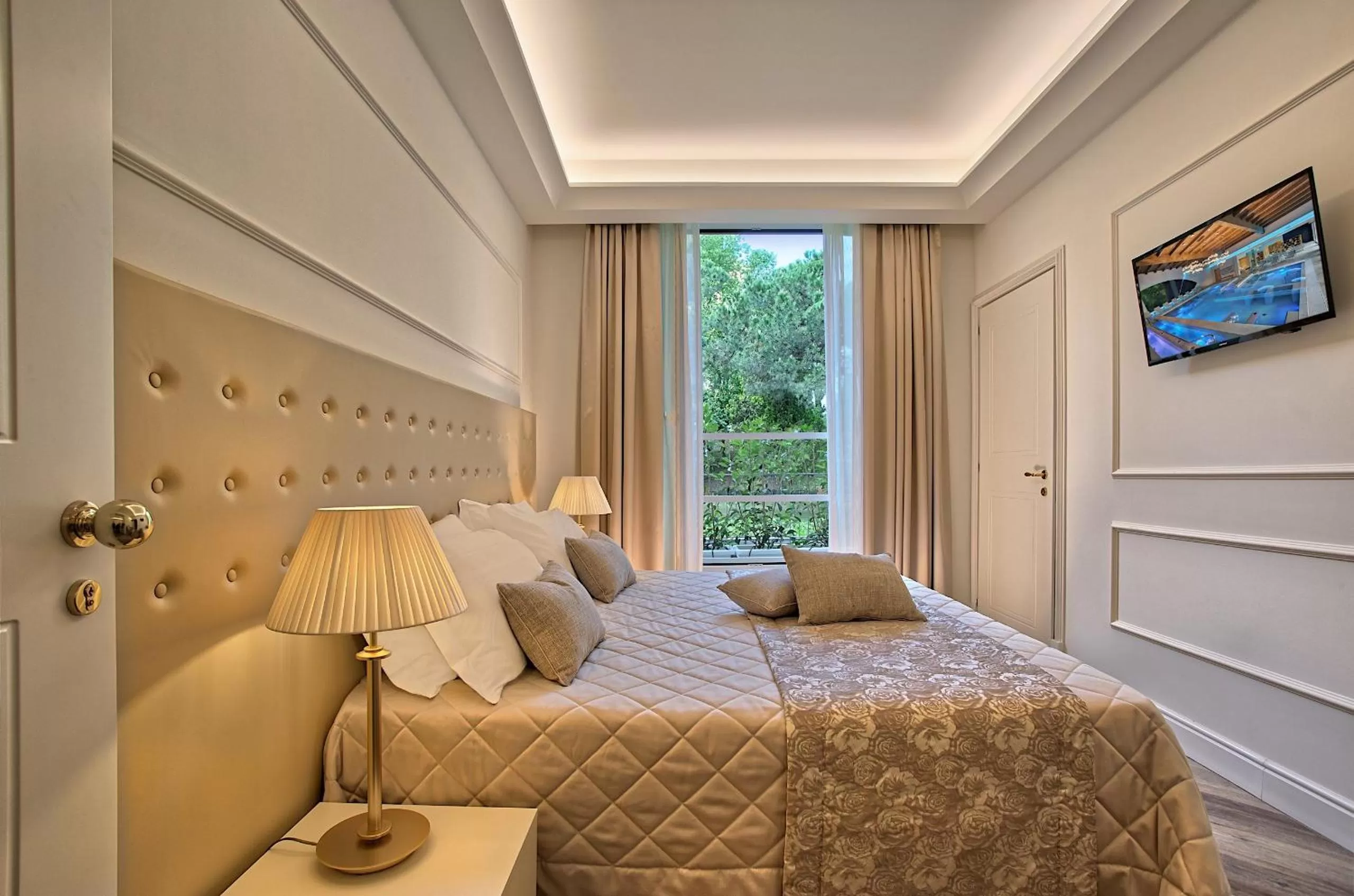 TV and multimedia, Bed in Hotel Eliseo Terme