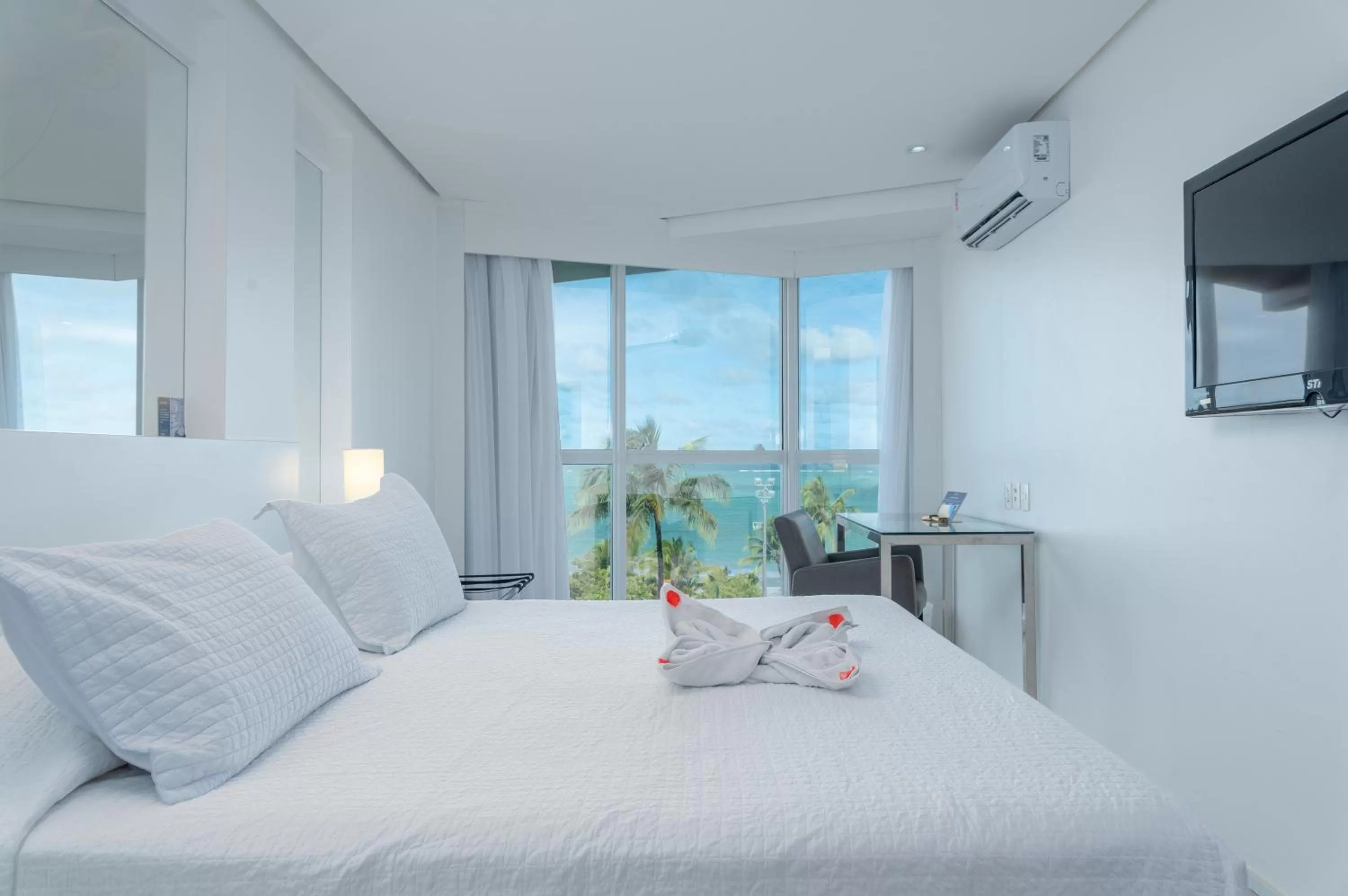 Bed in Hotel Brisa Praia Pajuçara