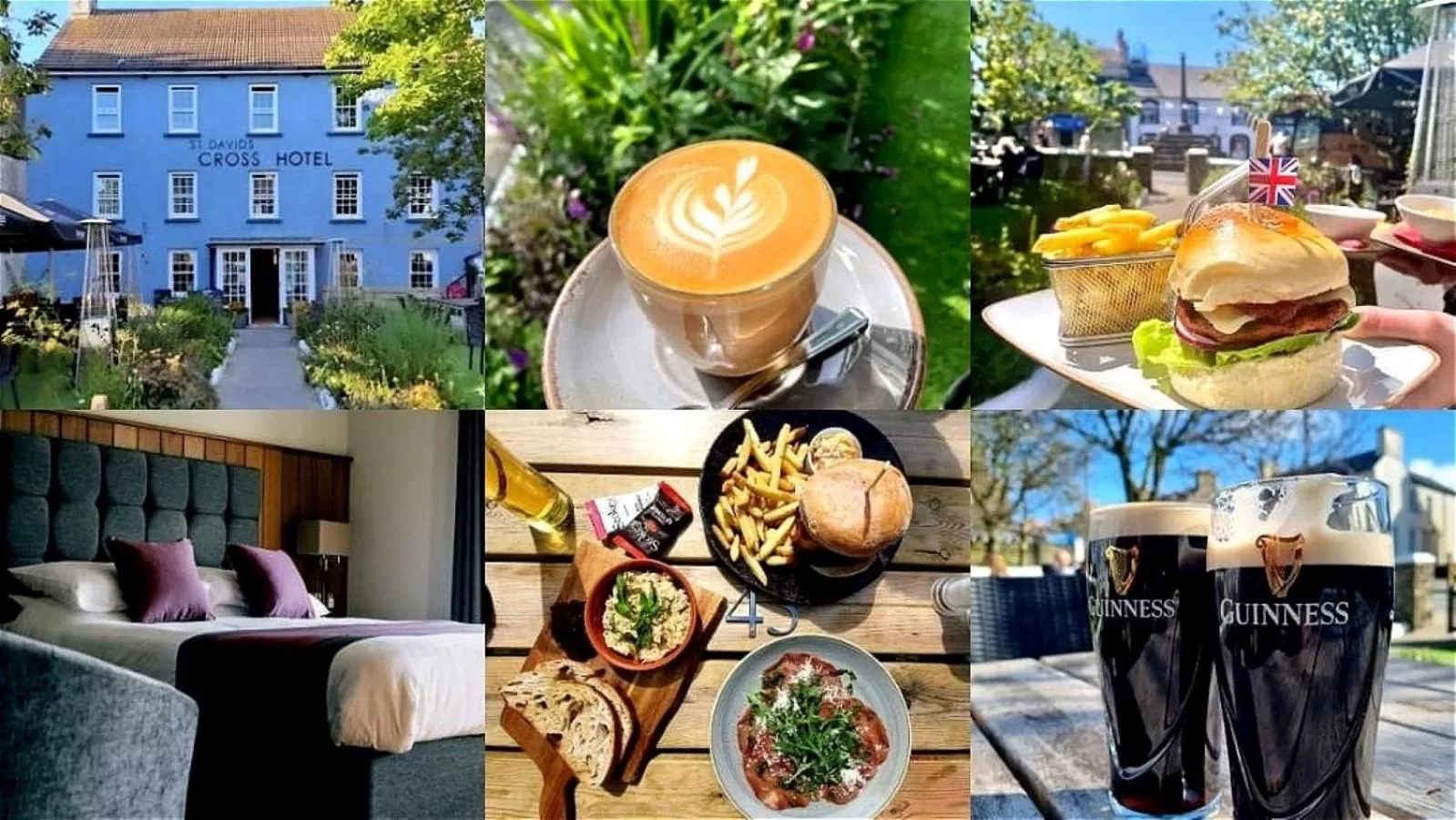 Food and drinks in St. Davids Cross Hotel