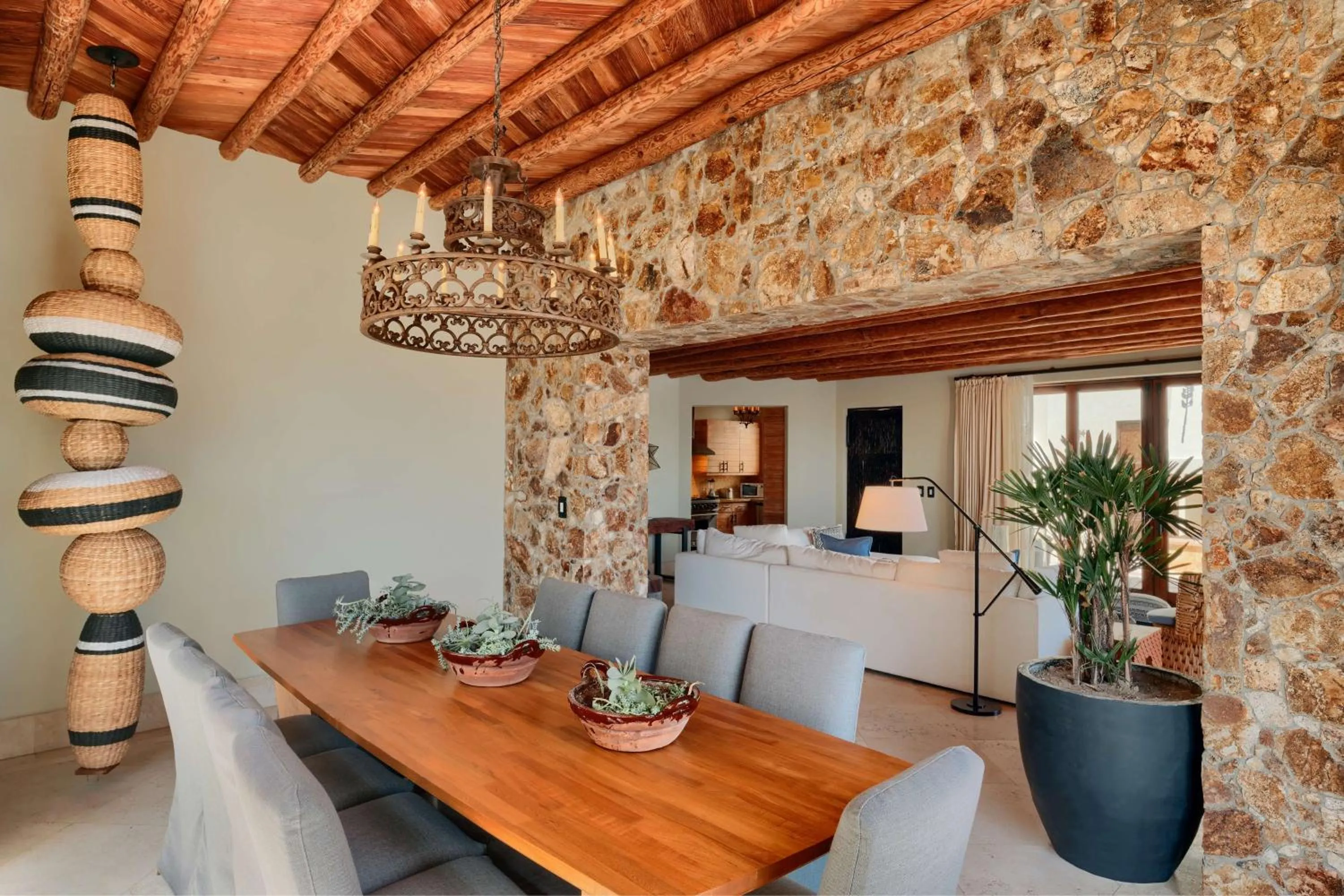 Living room in Waldorf Astoria Los Cabos Pedregal