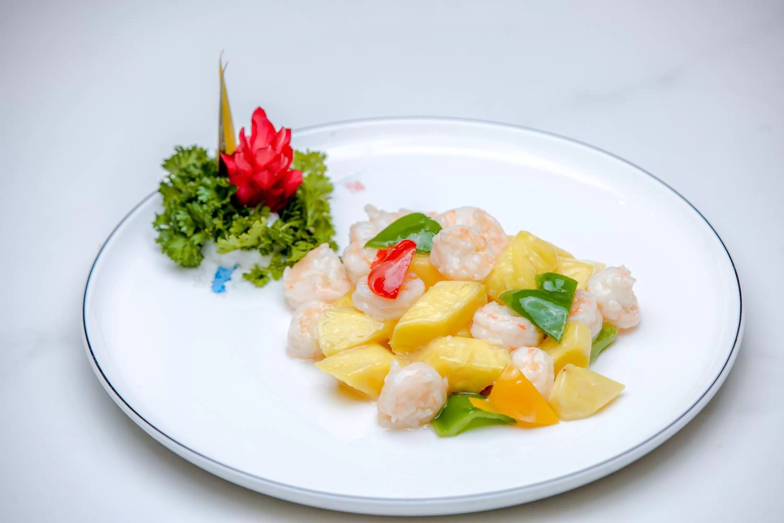 Dinner, Food in Hôtel FAMILLE MONDIALE