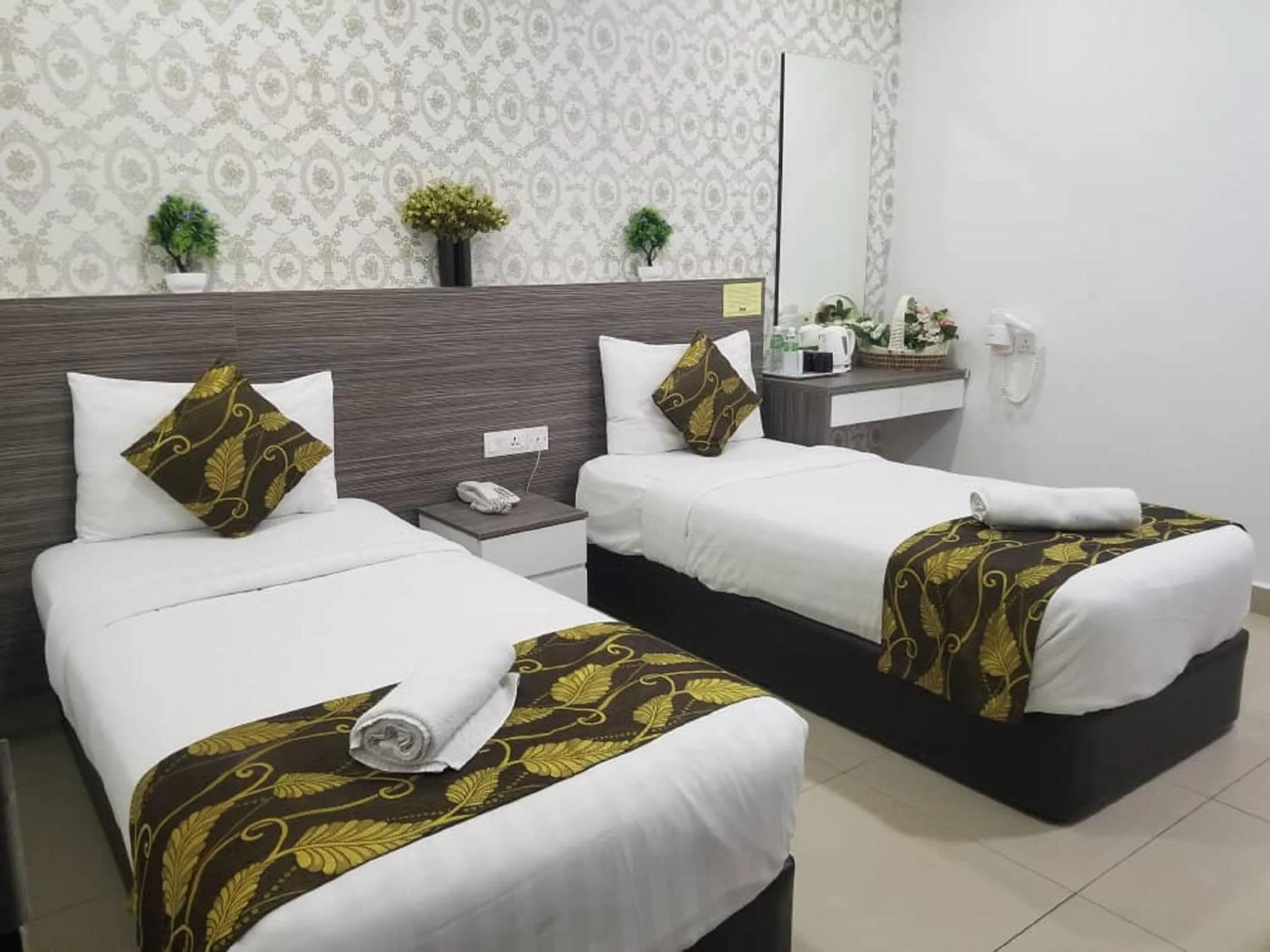 Photo of the whole room, Bed in D'Metro Hotel