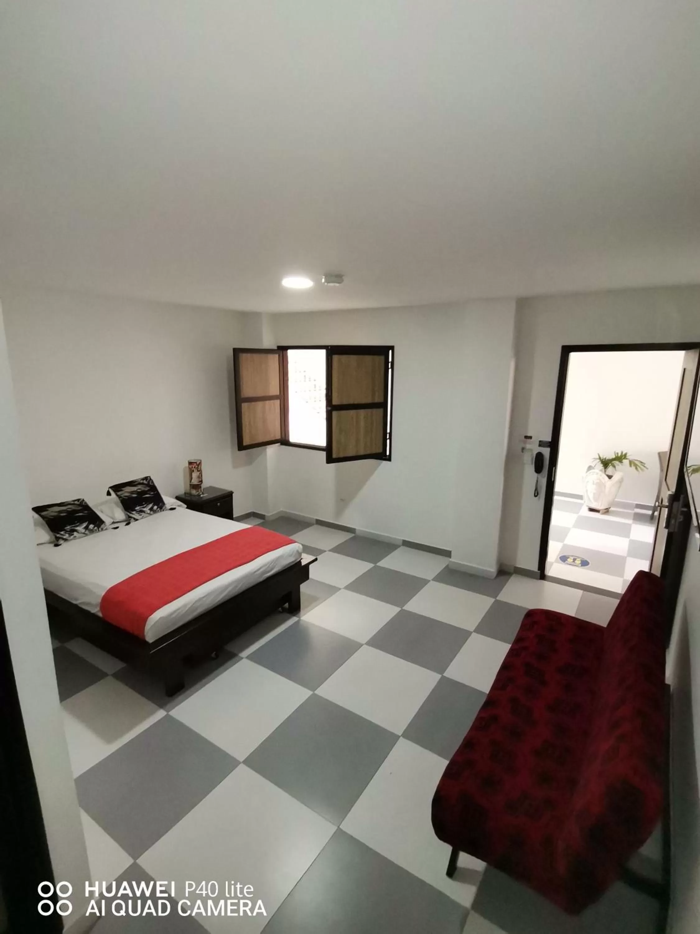 Bed in Hotel El Olimpo