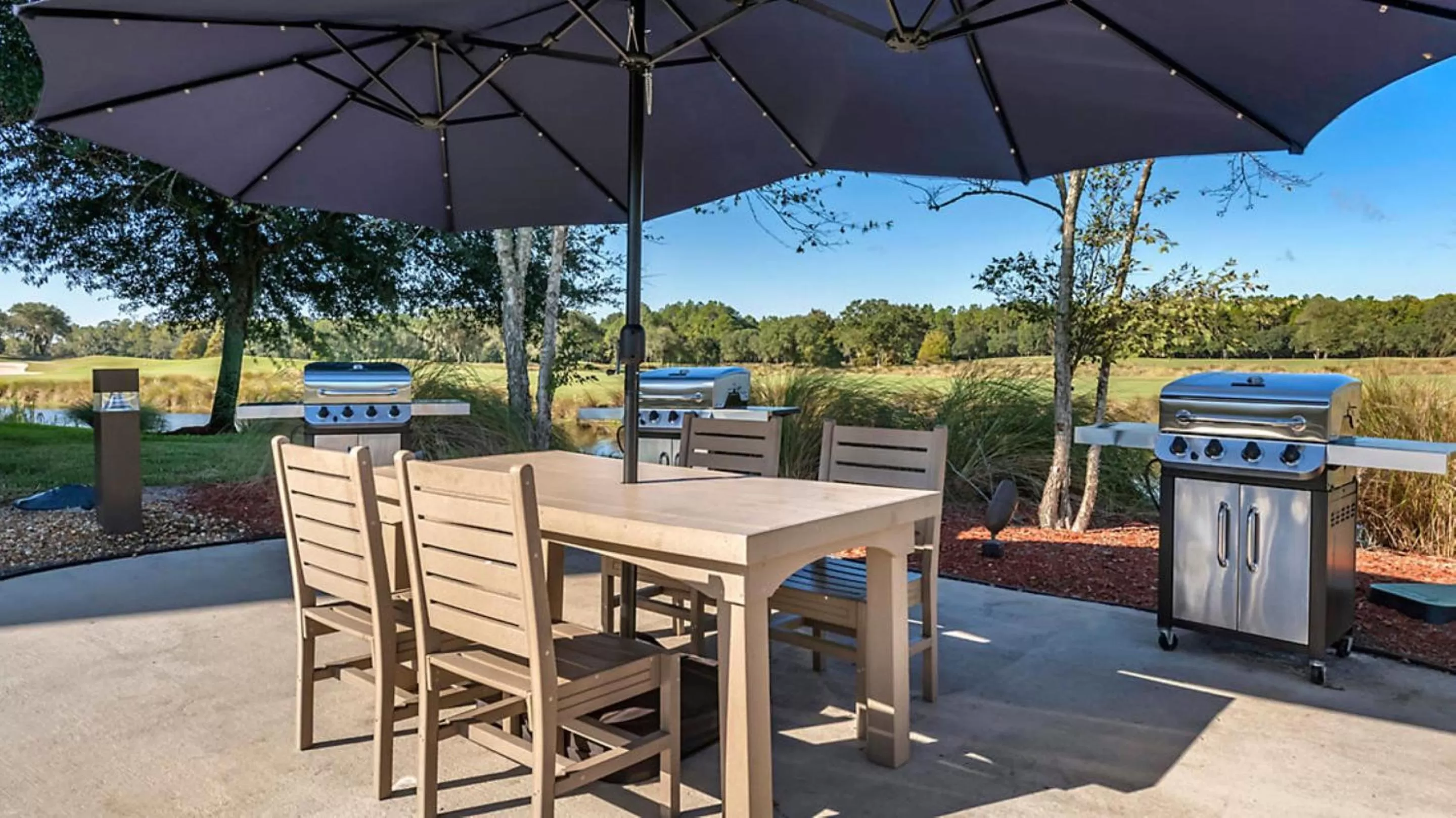 BBQ facilities in Hilton Vacation Club St Augustine