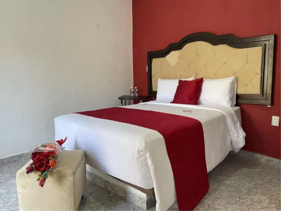 Bed in Hotel Peña Florencia