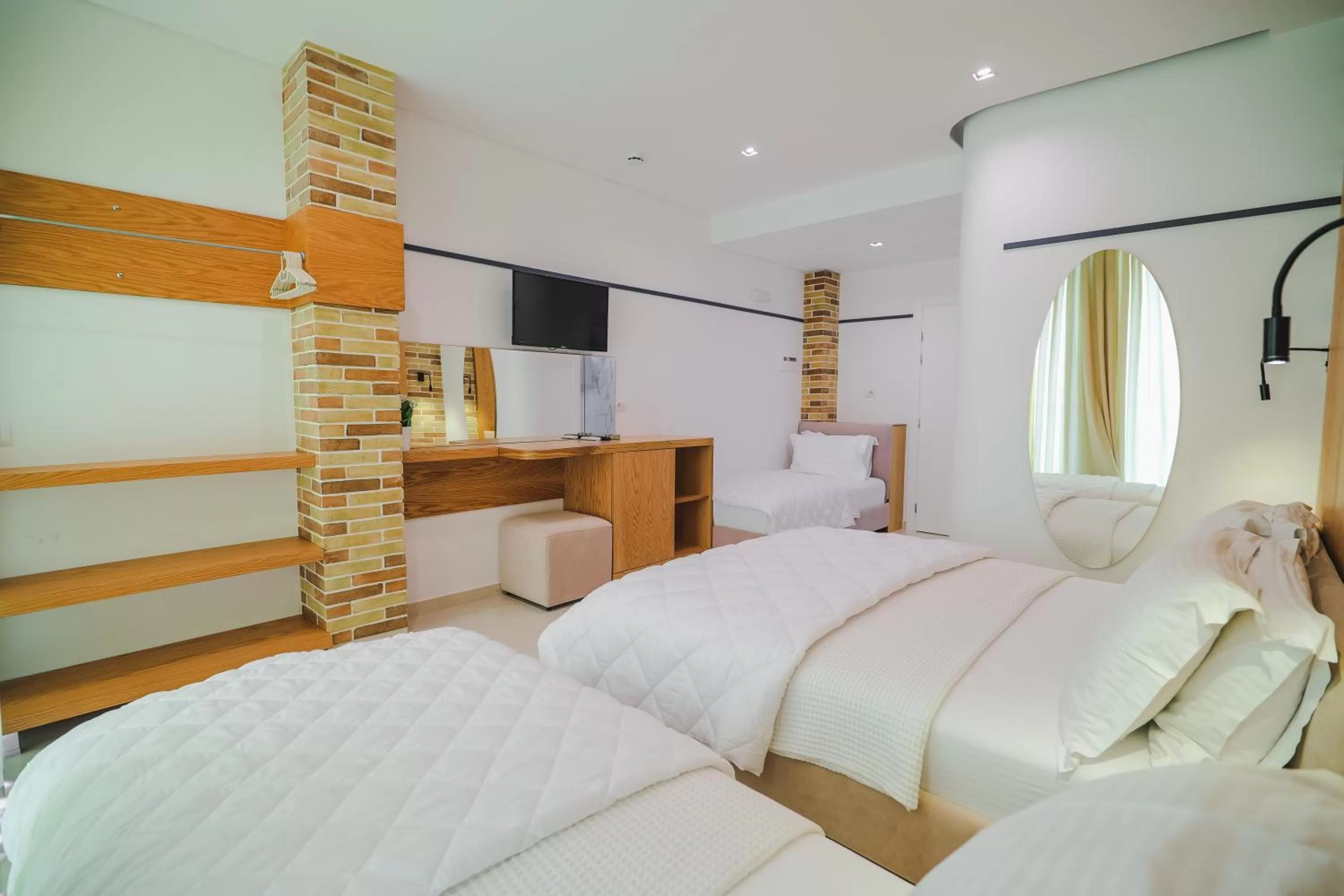 Bed in Hotel Piccolino