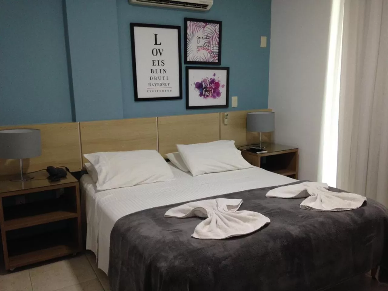 Bed in Camboinhas Beach Pousada