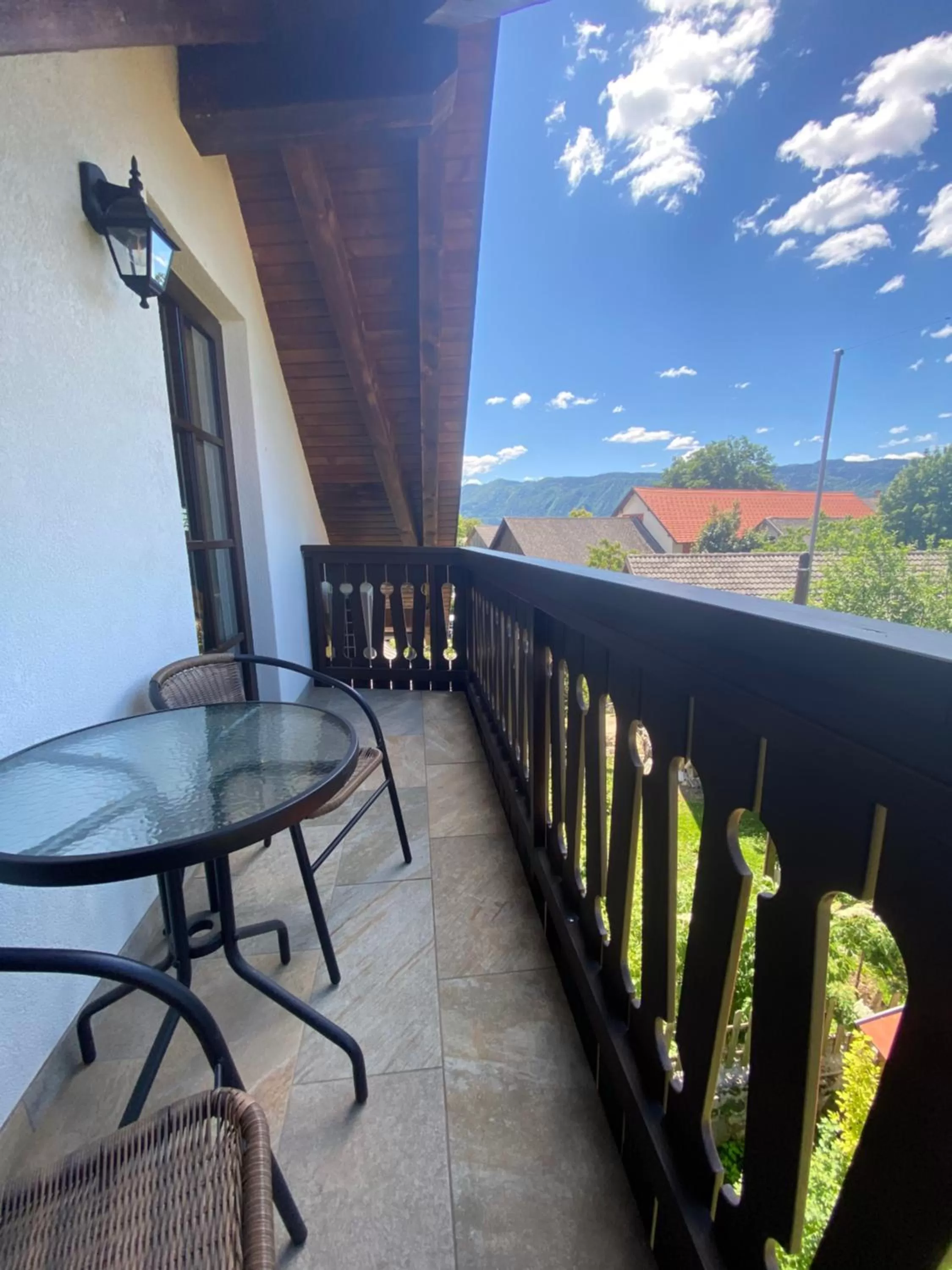 Balcony/Terrace in B&B Vidmar, Lesce-Bled