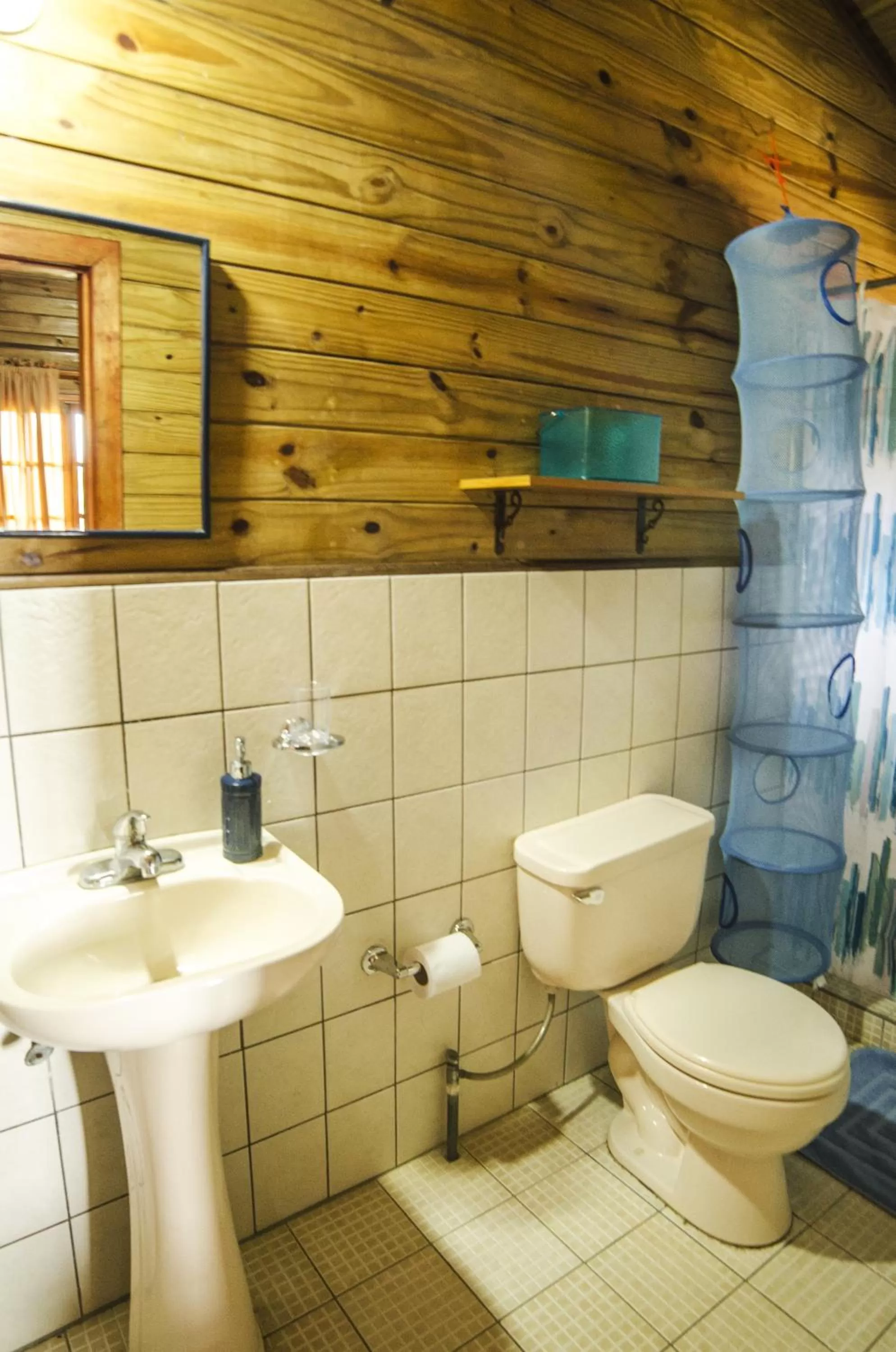 Bathroom in Las Cabañas Encantadas de Nindirí