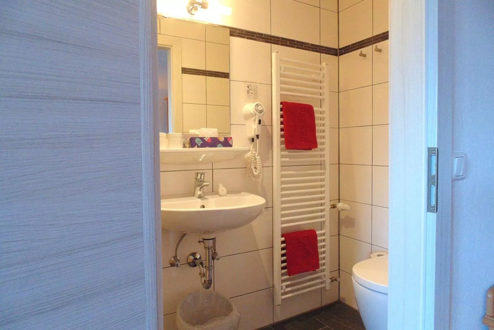 Bathroom in Familien- und Wellnesshotel "Landhaus Viktoria"