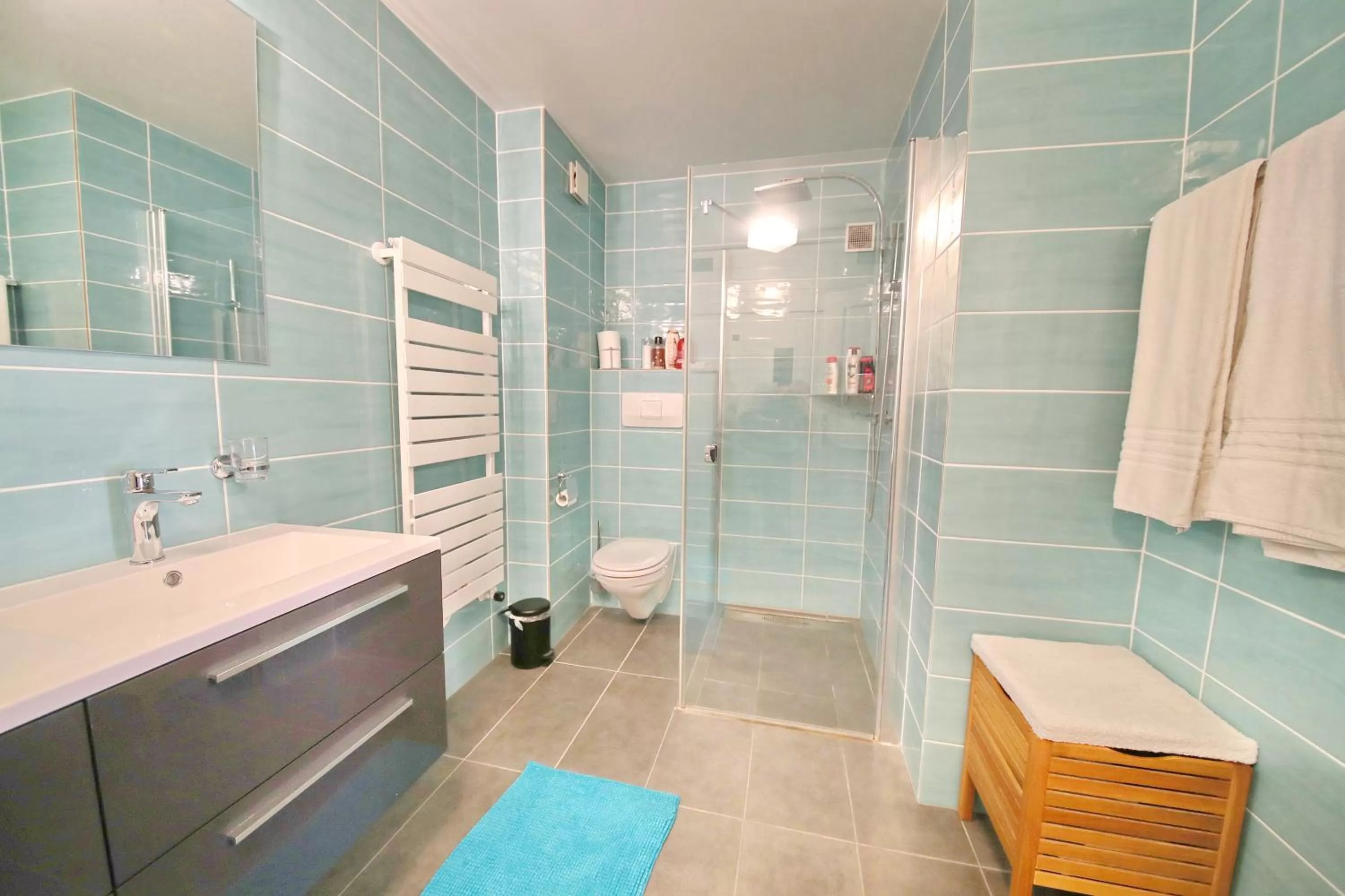 Bathroom in B&B Corseaux Beach & Riviera Beach