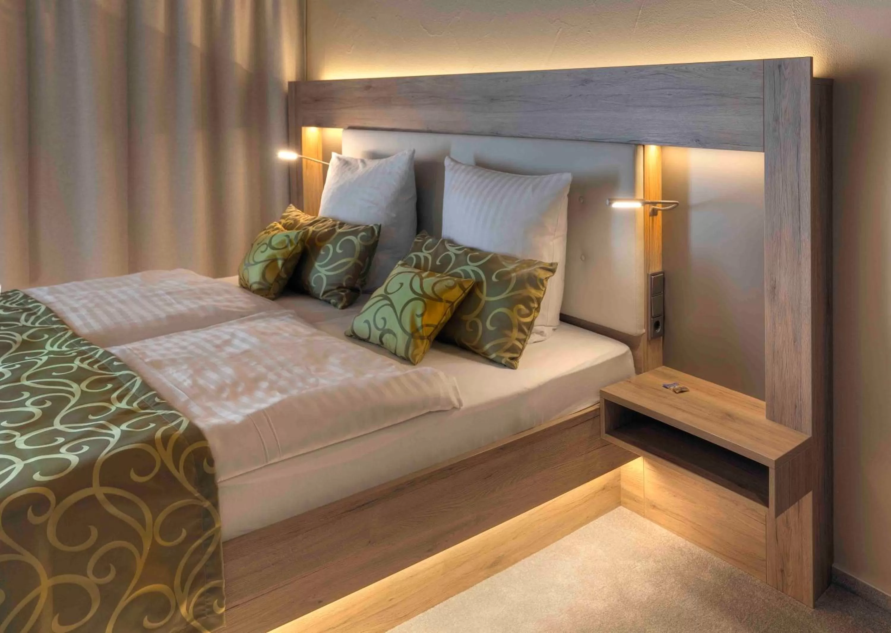 Decorative detail, Bed in Deeke's Quellenhof