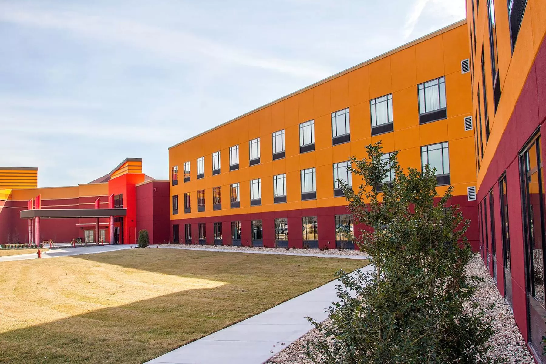 Facade/entrance in River Bend Casino & Hotel