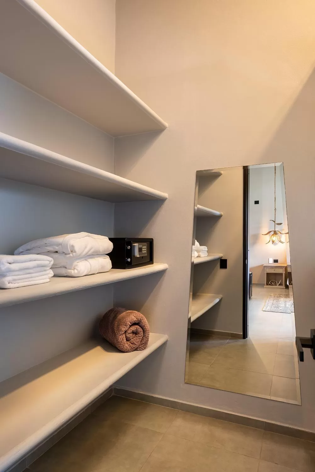 wardrobe, Bed in Tau House