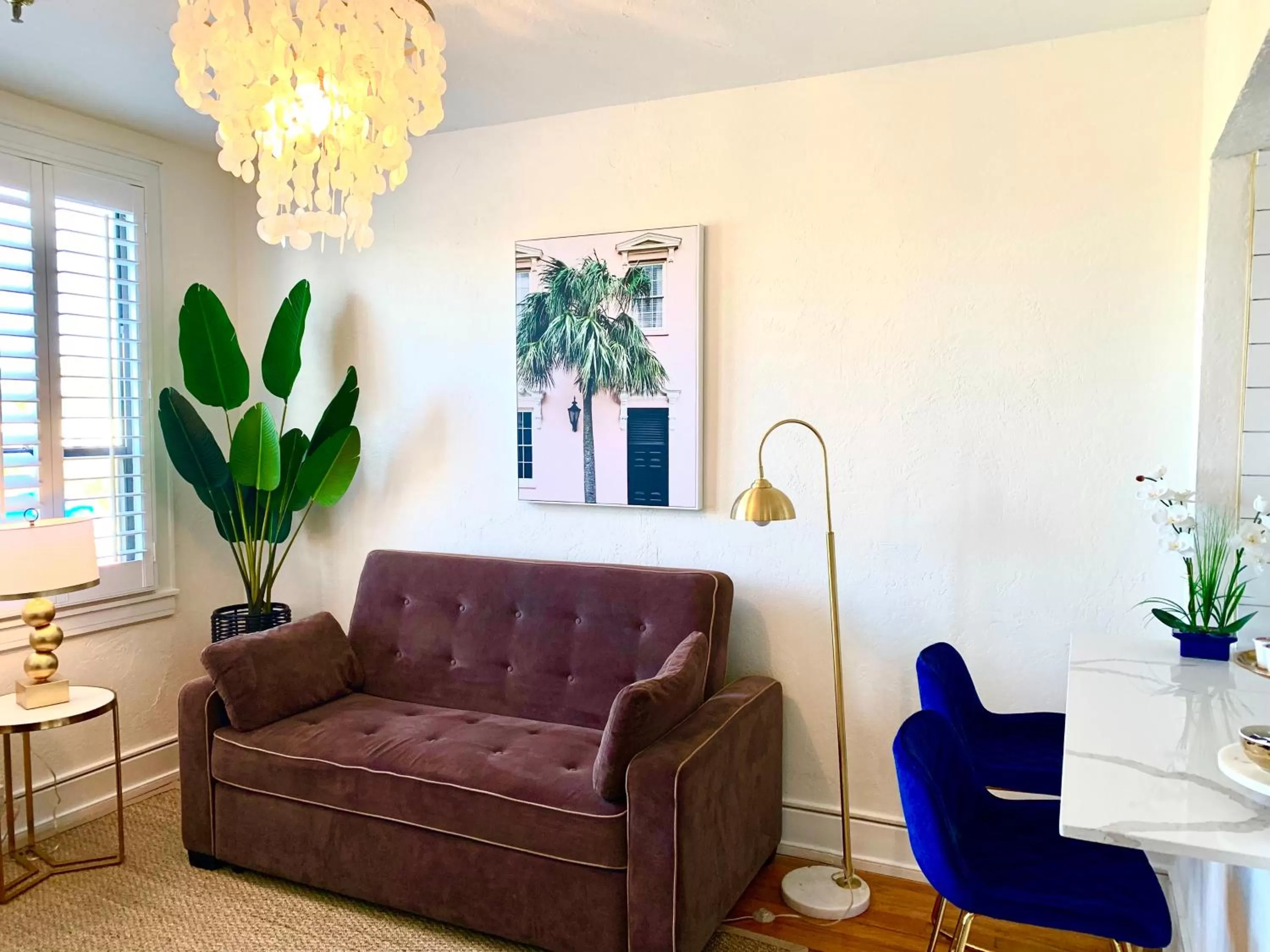 Living room in Tropicals of Palm Beach